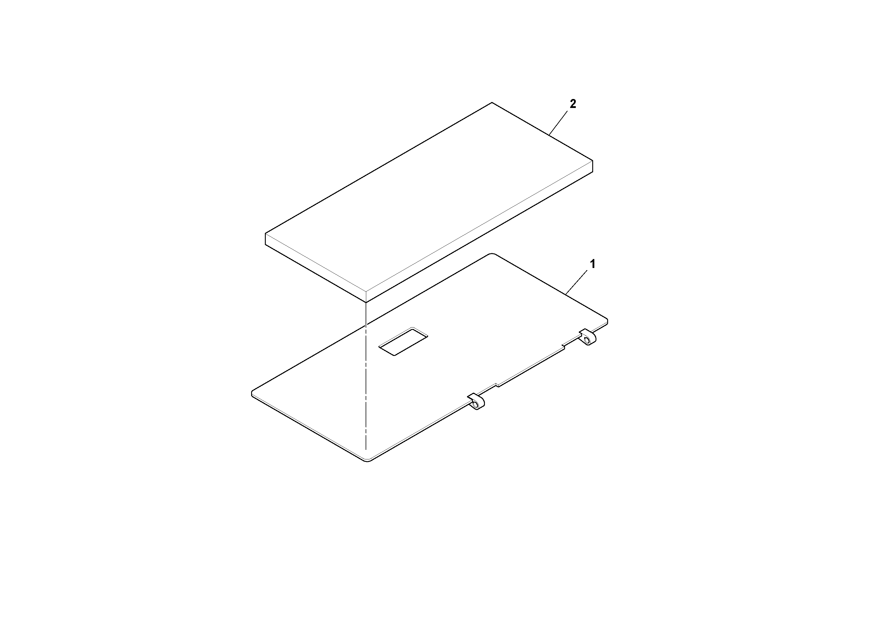 Схема запчастей Volvo PF6170 - 93881 Rear Deck Door Assembly PF6160/PF6170