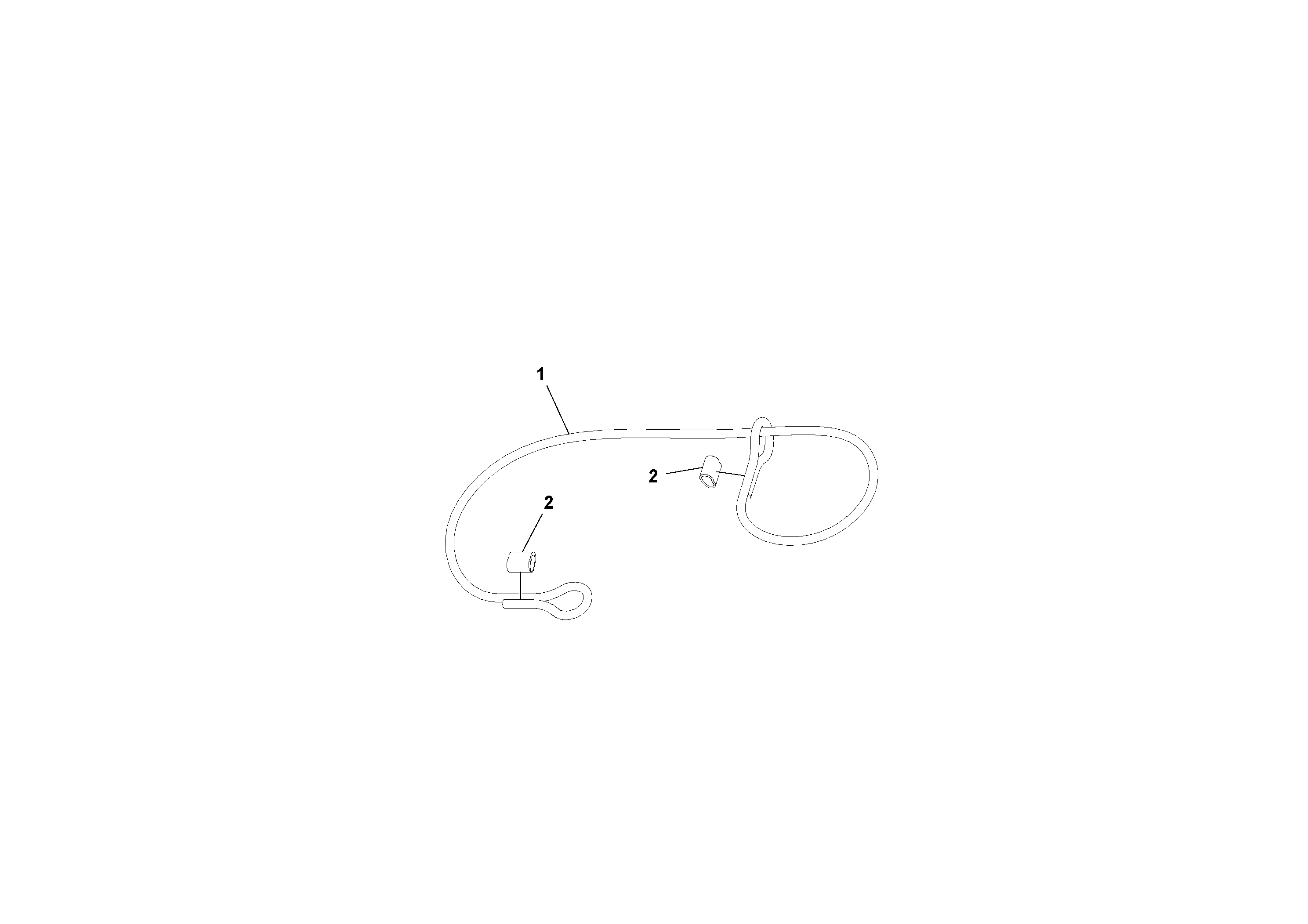 Схема запчастей Volvo PF6170 - 96300 Cable Assembly PF6160/PF6170