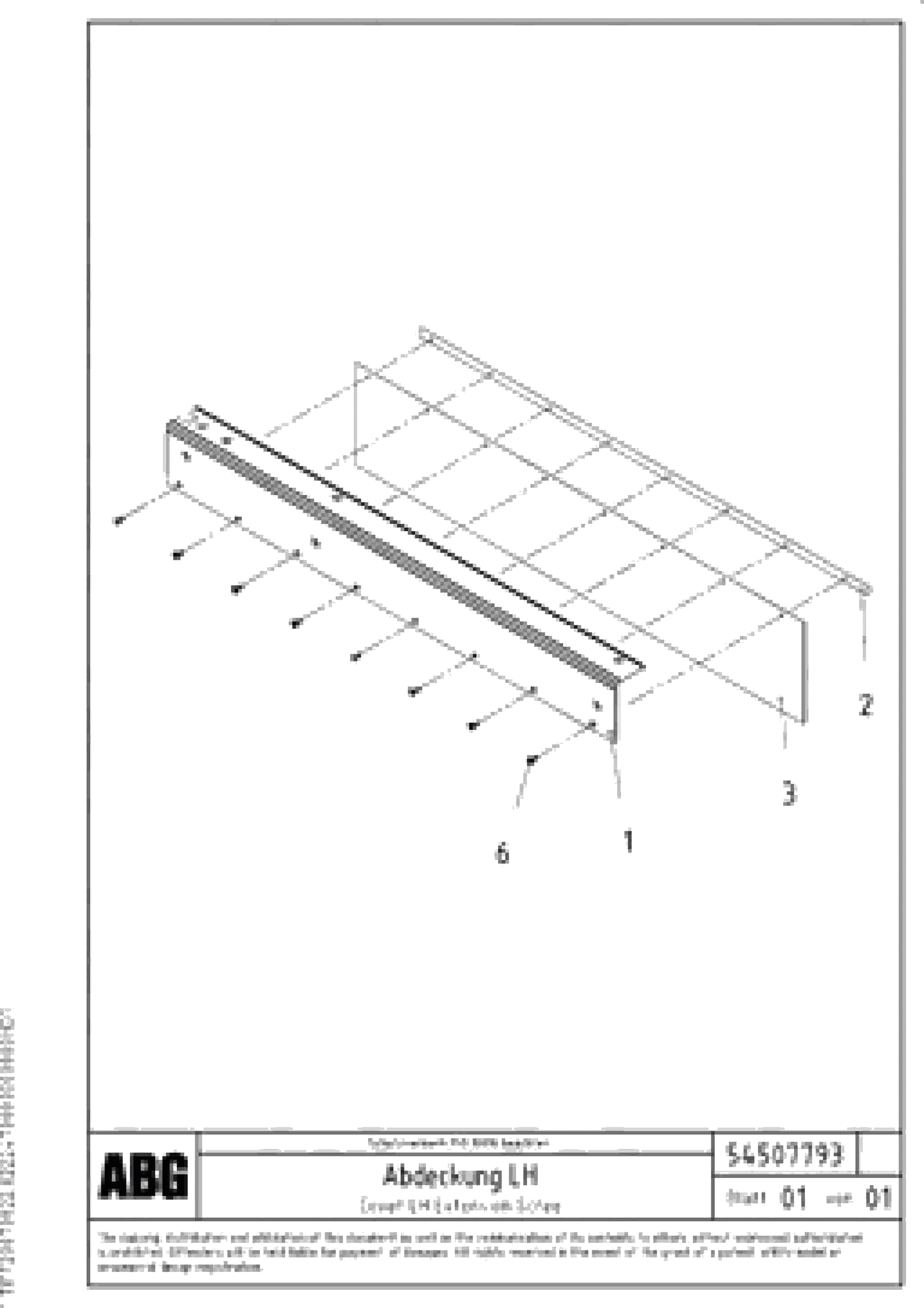 Схема запчастей Volvo PF6170 - 89110 Screed cover for extendable screed OMNI 1021 ATT. SCREEDS 3,0 - 9,0M PF6110 PF6160/PF6170