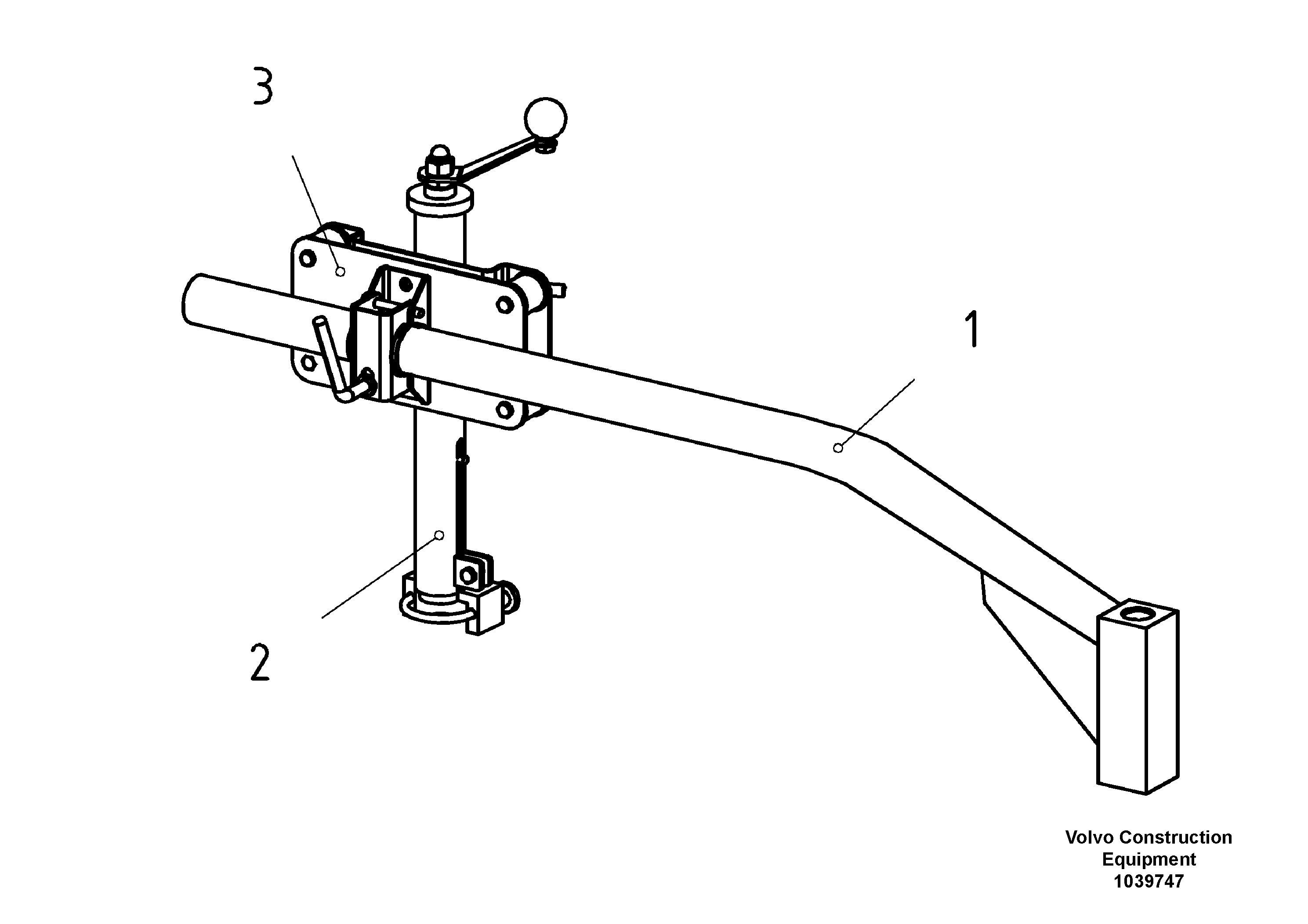 Схема запчастей Volvo ABG325 S/N 20941 - - 56873 Mechanical Control Assembly 