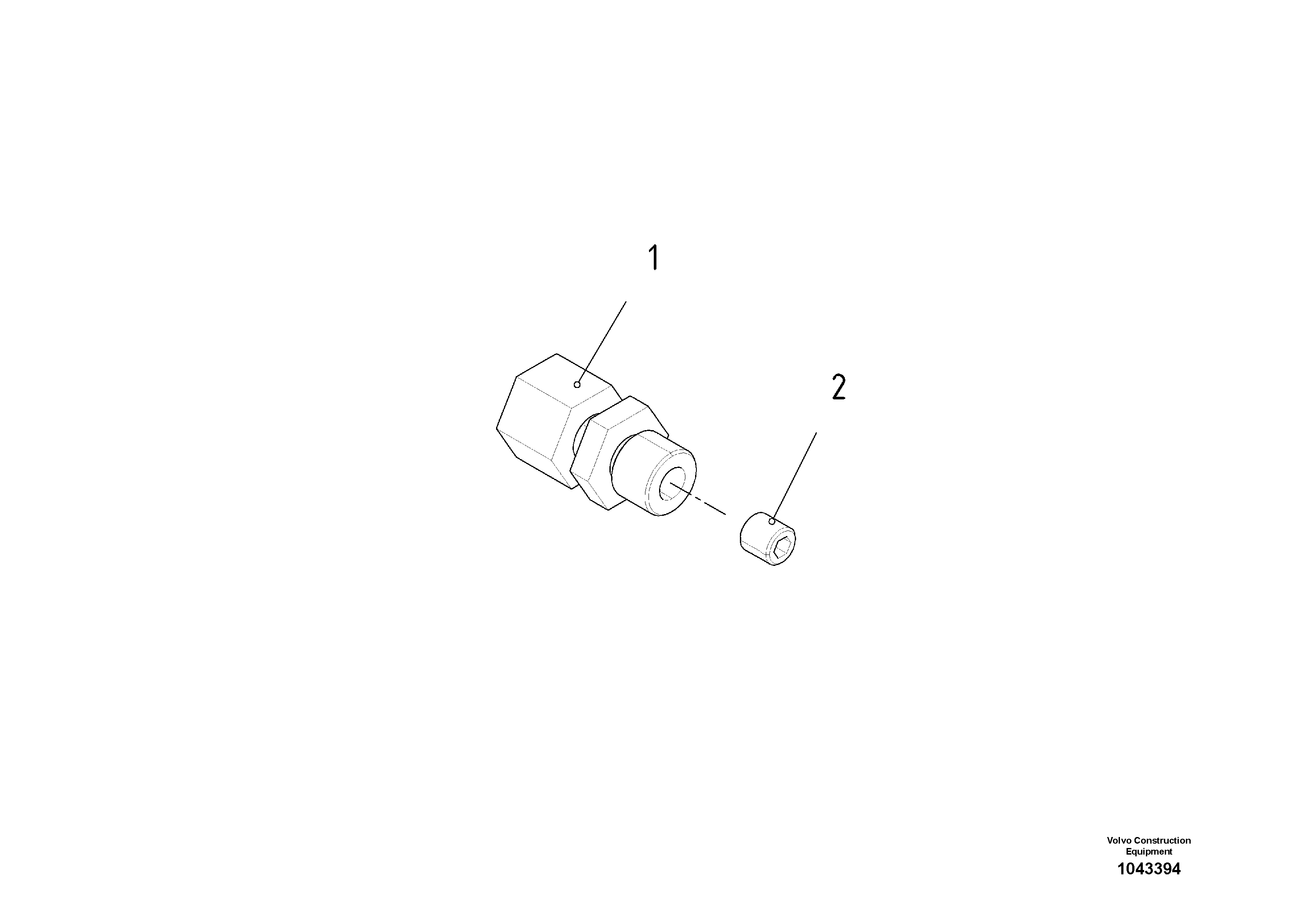 Схема запчастей Volvo ABG325 S/N 20941 - - 53066 Fitting With Nozzle 