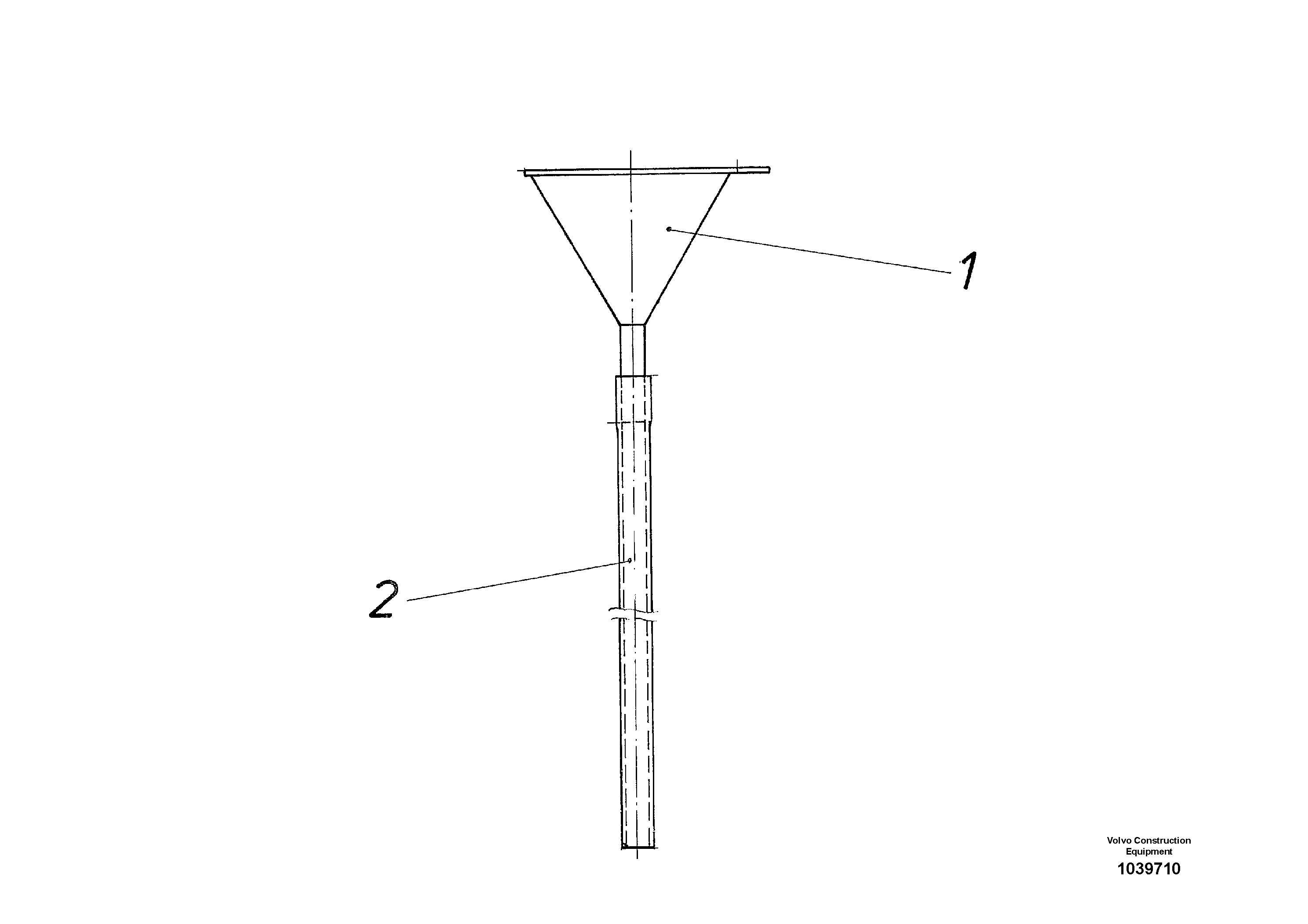 Схема запчастей Volvo ABG325 S/N 20941 - - 52701 Funnel Assembly 