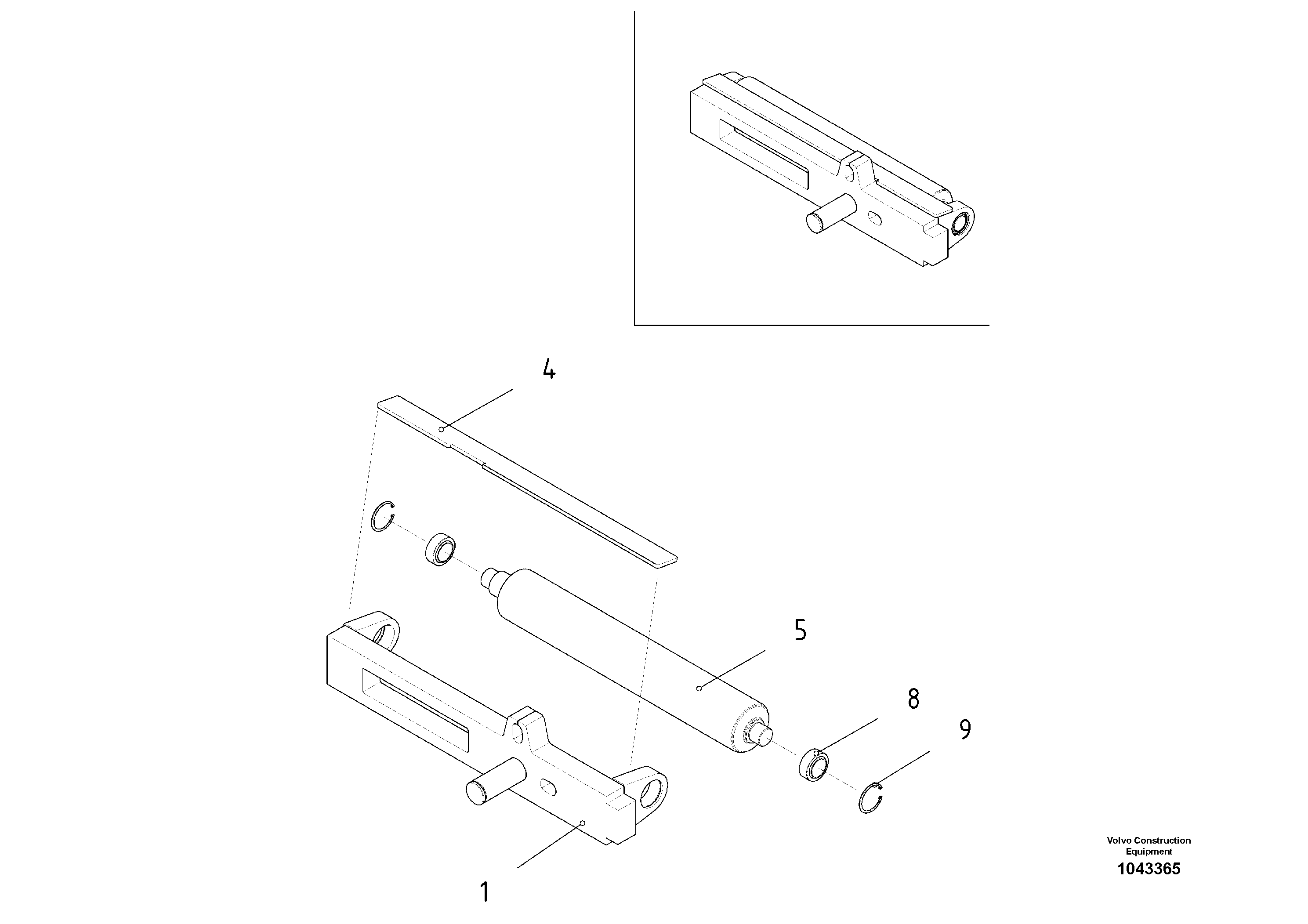 Схема запчастей Volvo ABG2820 - 53092 Roller Support ABG2820 S/N 20814 -