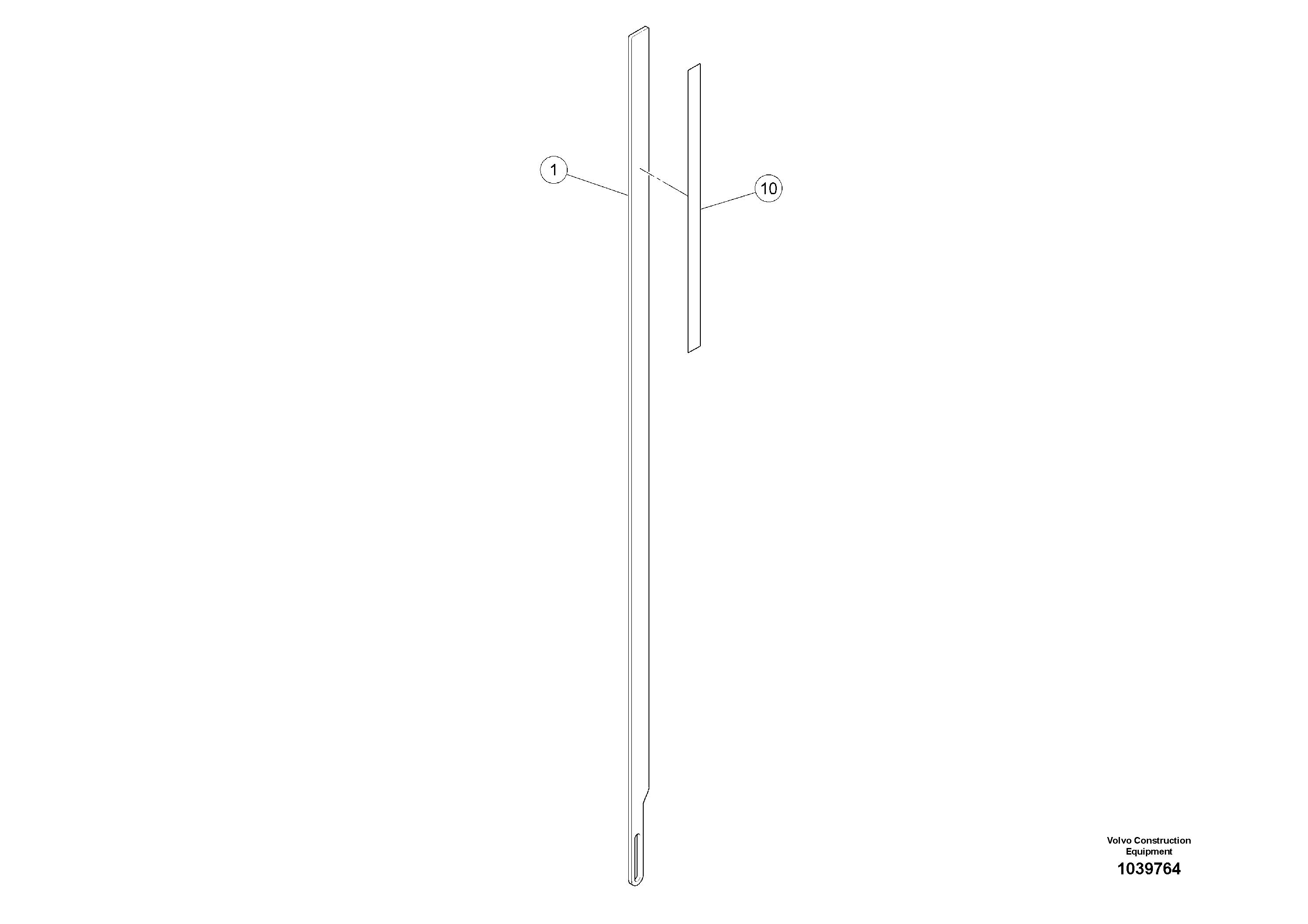 Схема запчастей Volvo ABG5820 - 55390 Levelling Arm ABG5820 S/N 20975 -