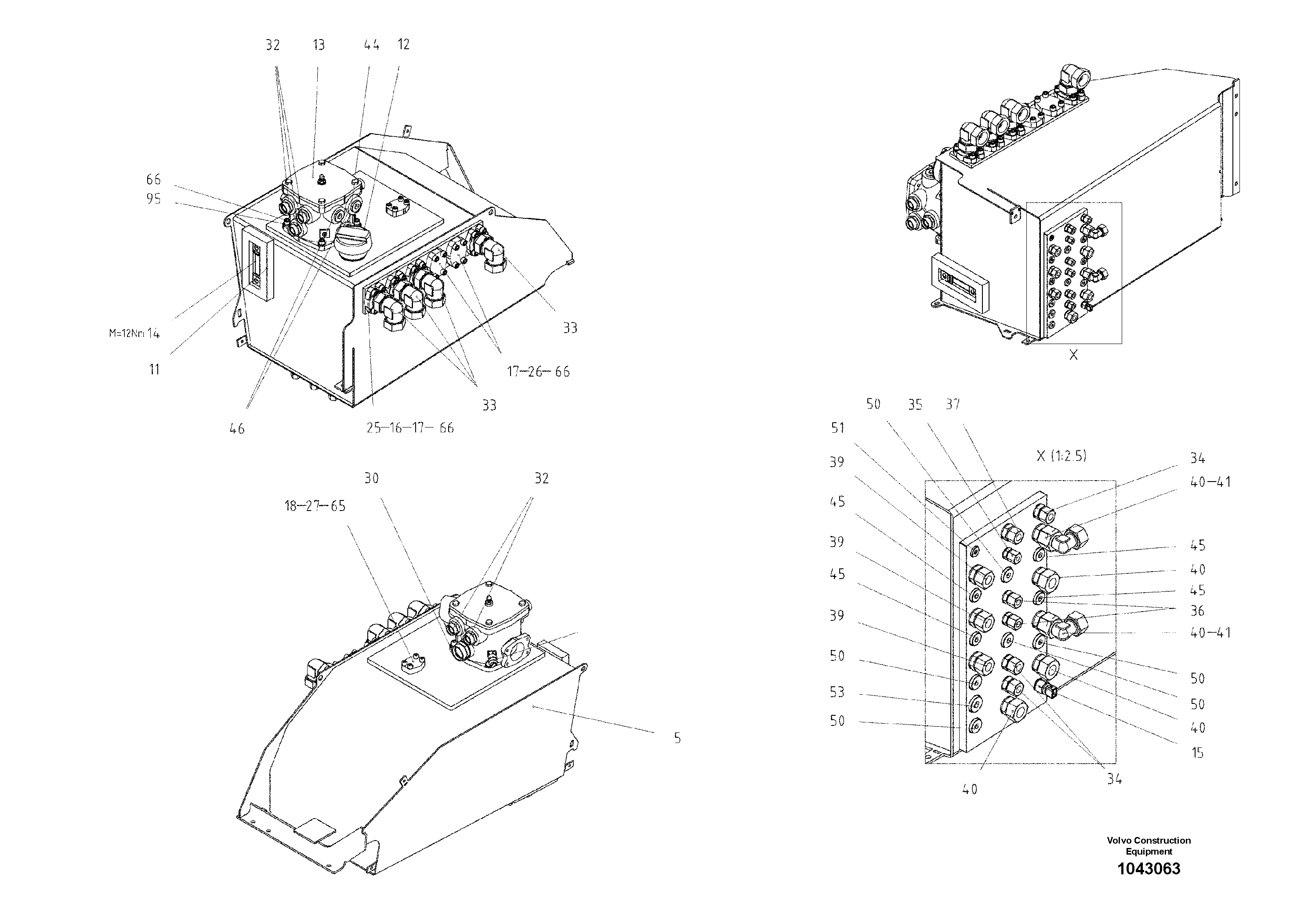 Схема запчастей Volvo ABG6820 - 60817 Масляный бак ABG6820 S/N 20836 -