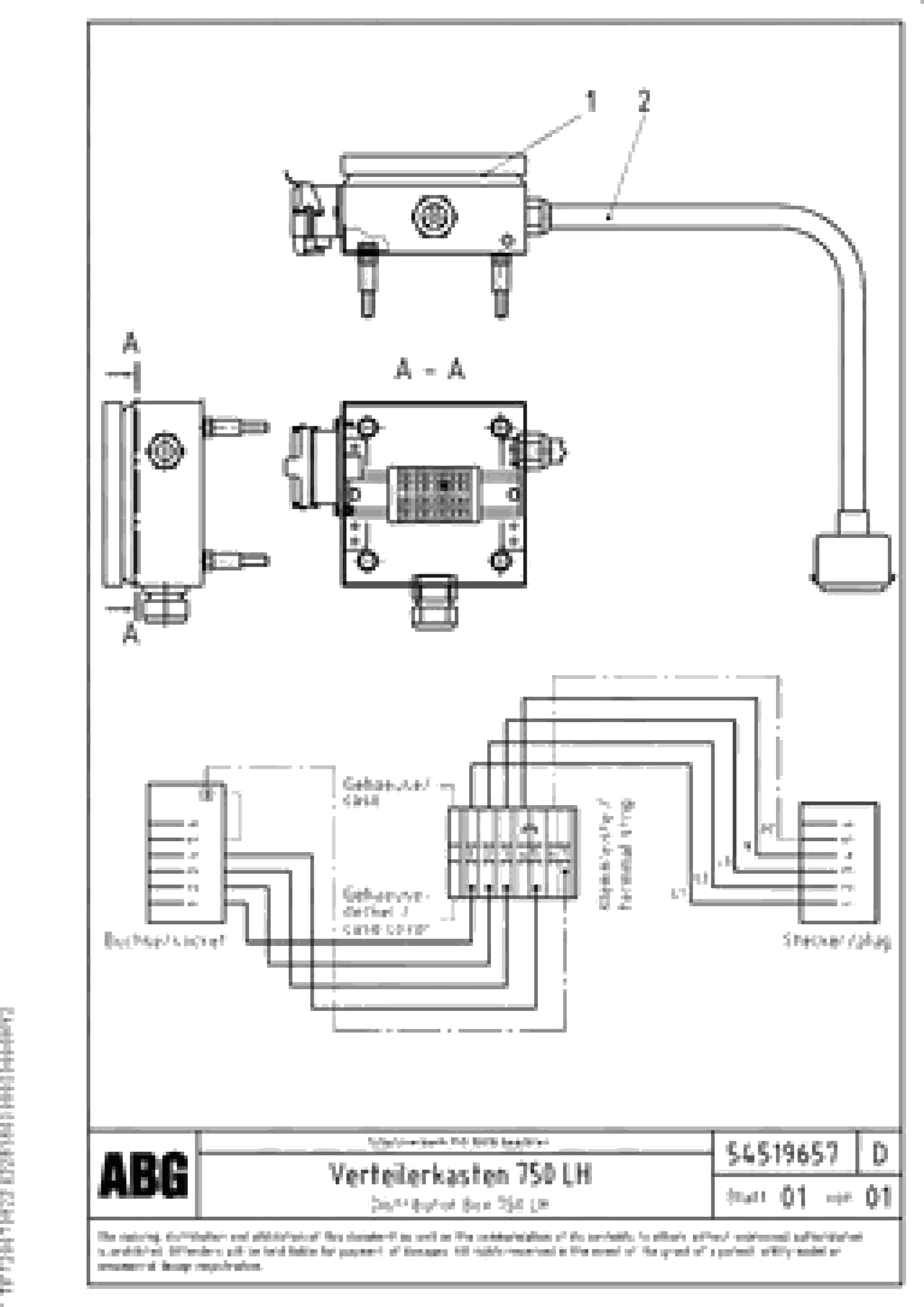 Схема запчастей Volvo ABG6820 - 72906 Distributorbox for extension VB 88 ETC ATT. SCREED 3,0 - 10,0M ABG6820, ABG7820/ABG7820B