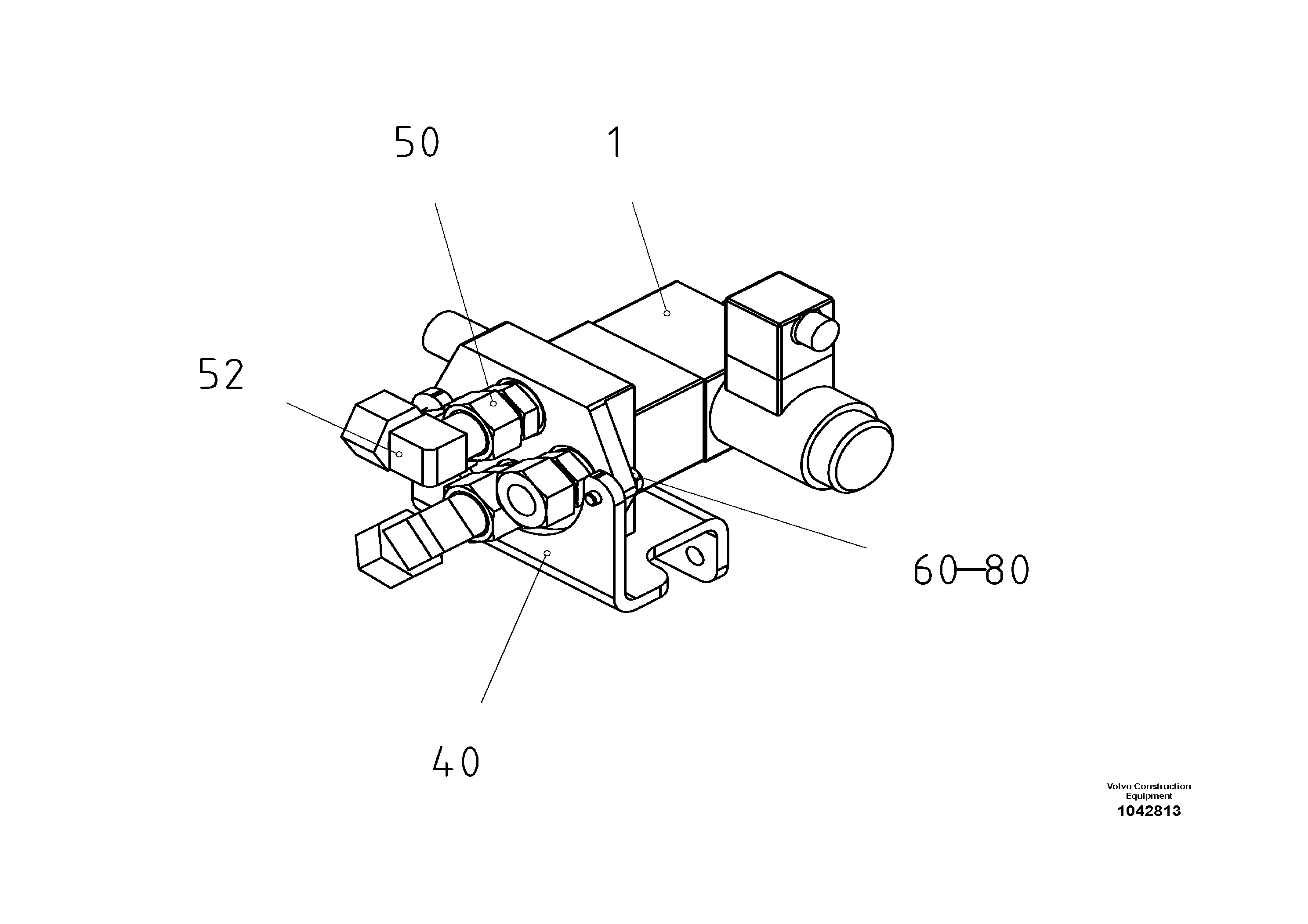 Схема запчастей Volvo ABG7820 - 43362 Pre-assembling Block ABG7820/ABG7820B ABG7820 S/N 21064-23058 ABG7820B S/N 23059 -