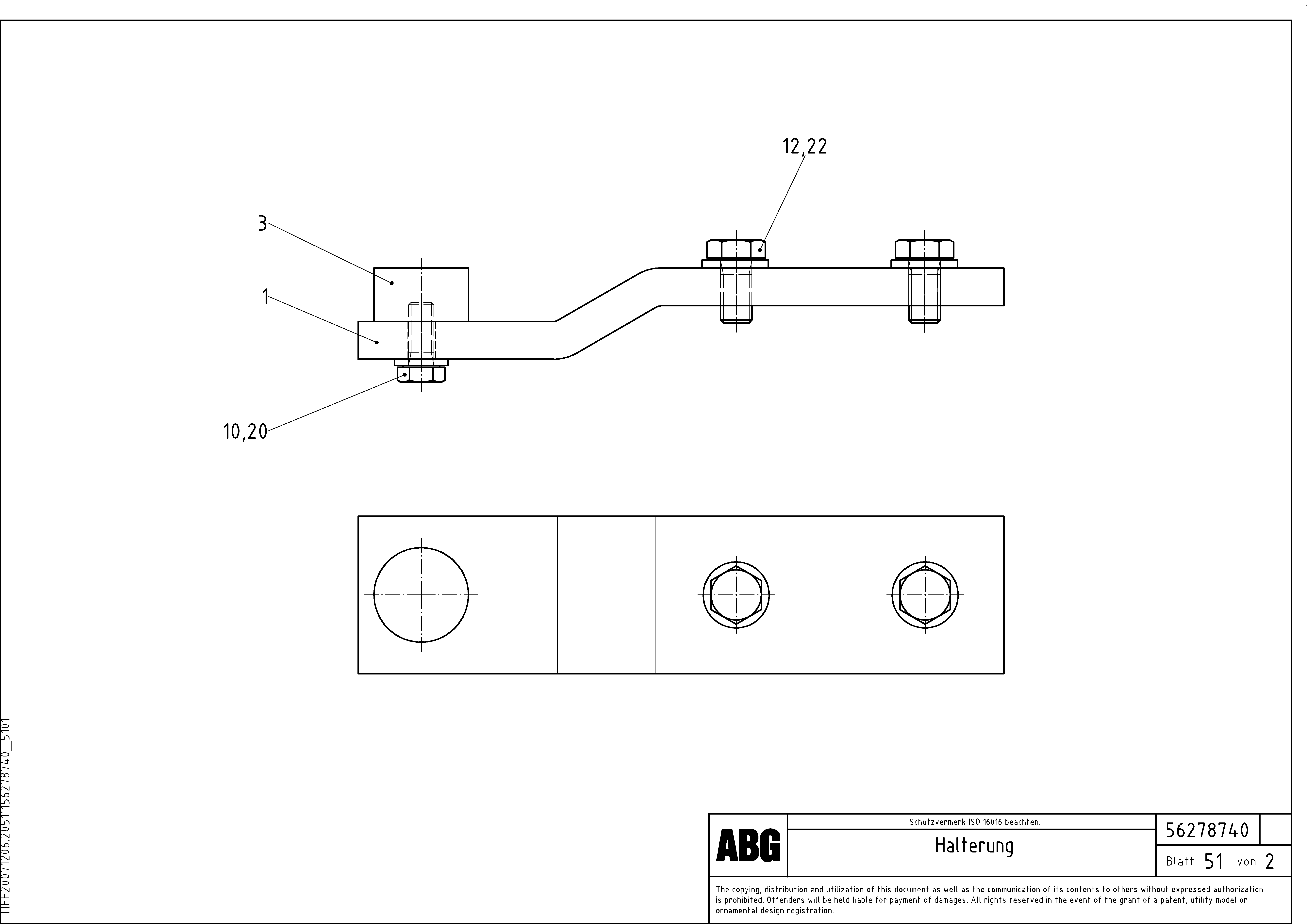 Схема запчастей Volvo ABG7820 - 77733 Holder, catwalk for basic width and extension VDT 121 ATT. SCREED 2,5 - 9,0 M ABG7820/ABG7820B