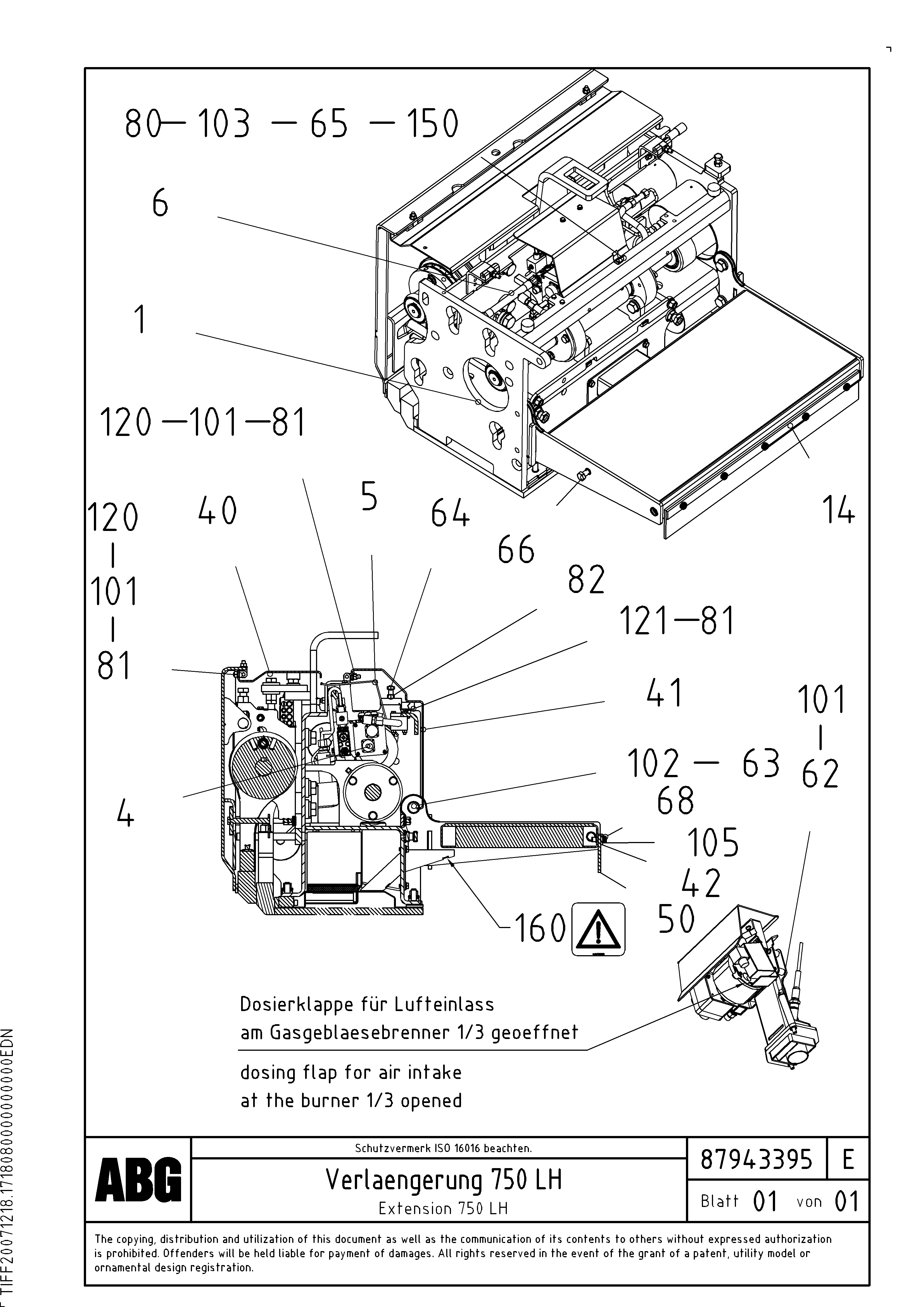 Схема запчастей Volvo ABG7820 - 78924 Extension screed VDT-V 88 GTC ATT. SCREEDS 3,0 - 9,0M ABG7820/ABG780B