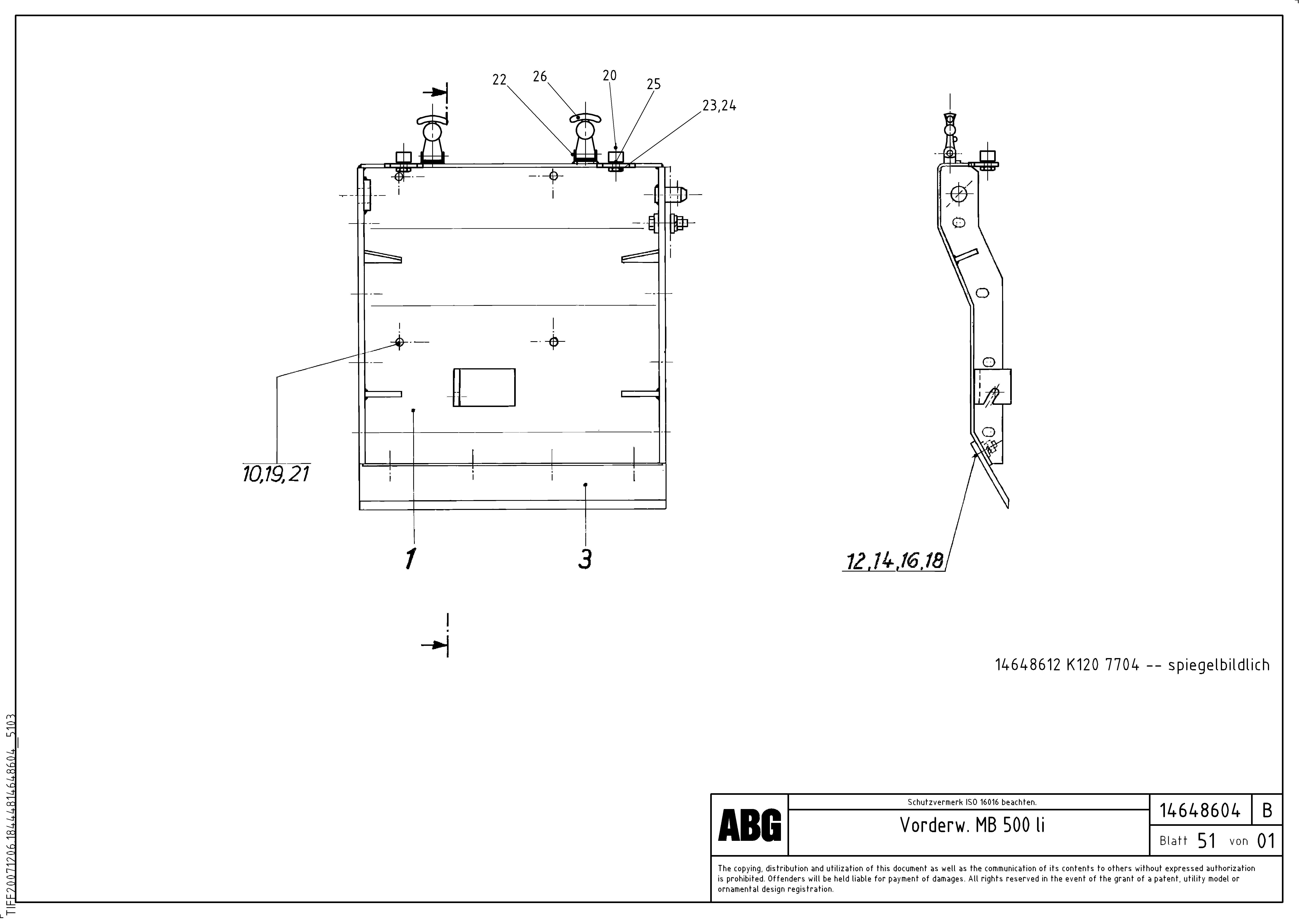 Схема запчастей Volvo ABG7820 - 76867 Deflector for extension MB 122 ATT. SCREEDS 2,5 -10,0M ABG7820, ABG7820B