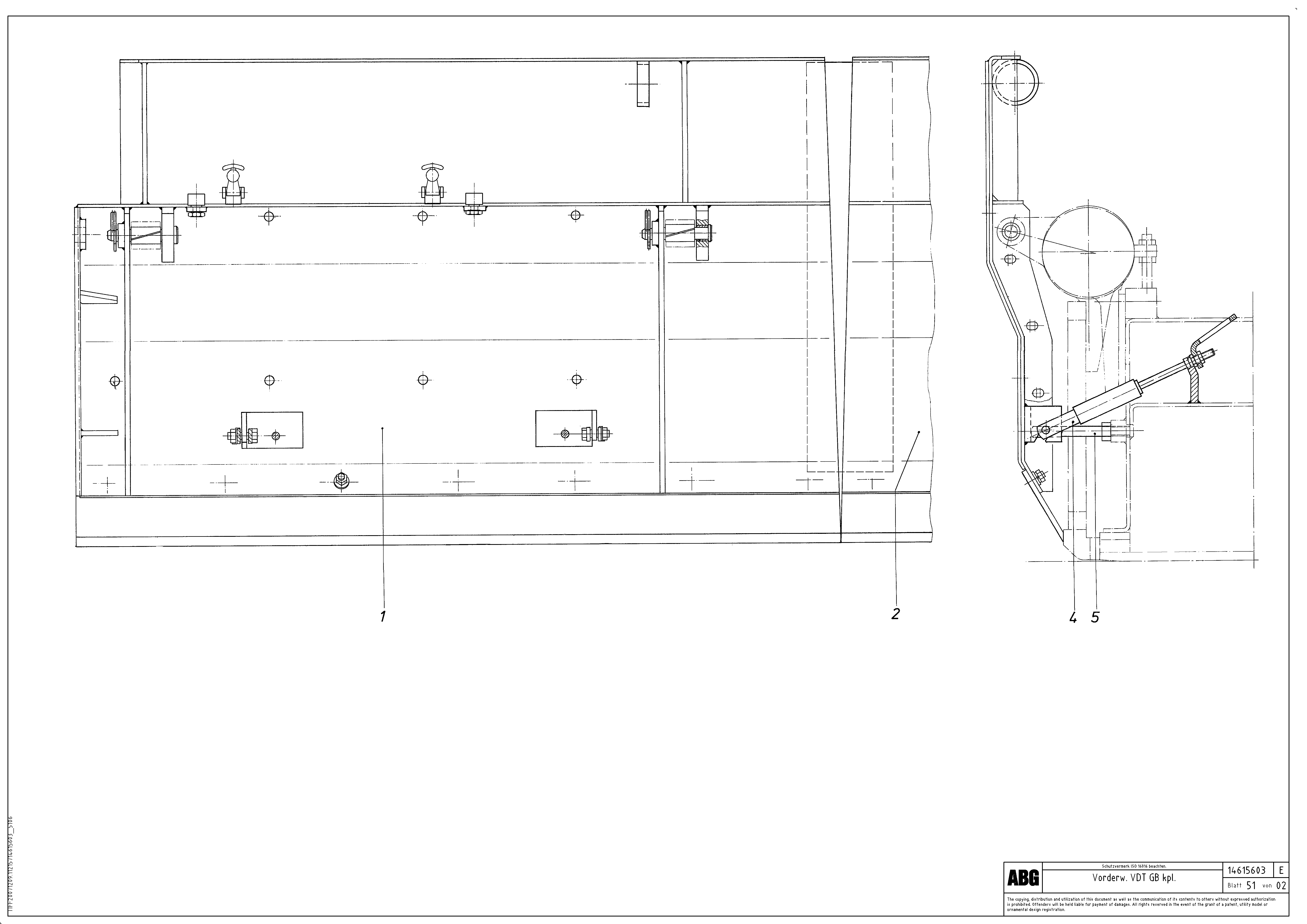 Схема запчастей Volvo ABG7820 - 88432 Deflector for basic screed VDT 121 ATT. SCREED 2,5 - 9,0 M ABG7820/ABG7820B