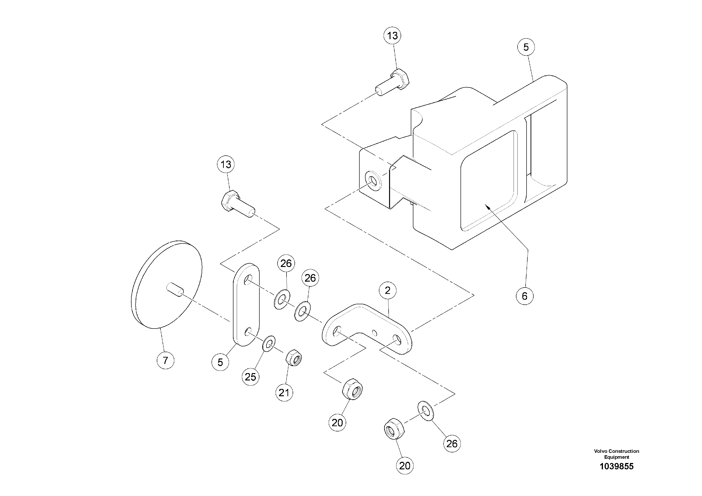 Схема запчастей Volvo ABG7820 - 9516 Magnetic Socket - Flood light ABG7820/ABG7820B ABG7820 S/N 21064-23058 ABG7820B S/N 23059 -