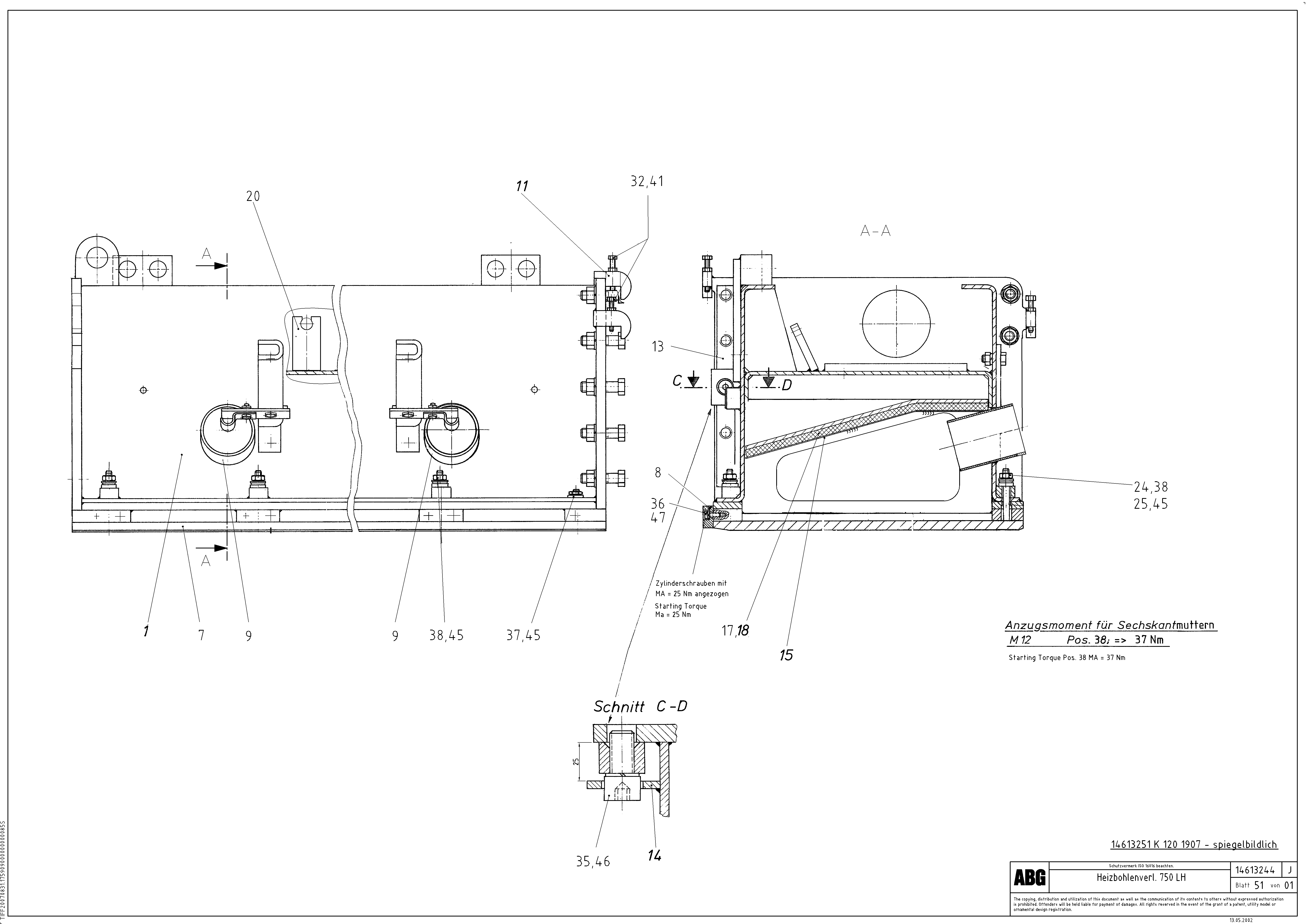 Схема запчастей Volvo ABG7820 - 85303 Screed extension VDT 121 ATT. SCREED 2,5 - 9,0 M ABG7820/ABG7820B