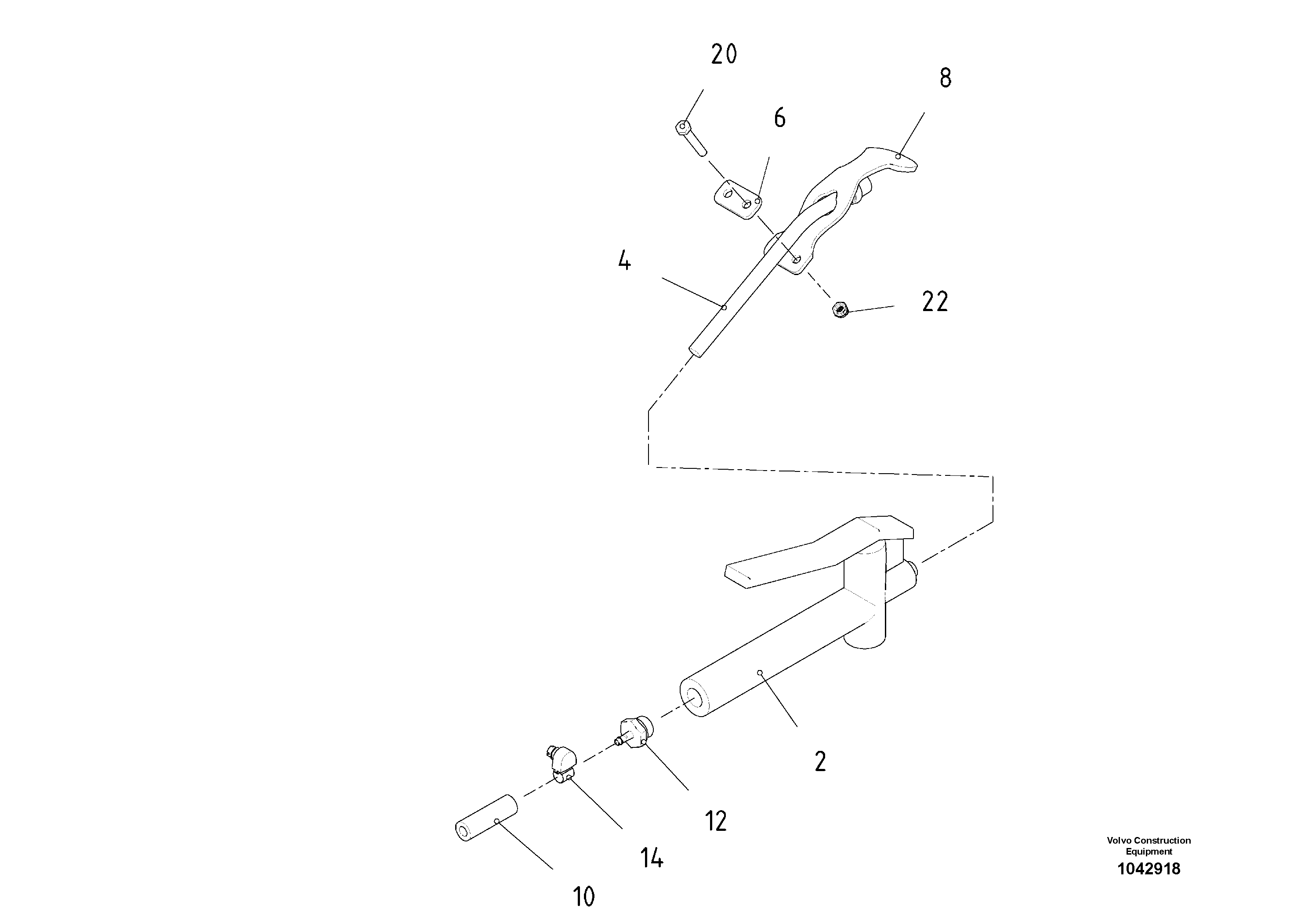 Схема запчастей Volvo ABG7820 - 45321 Spraying Tube Assembly ABG7820/ABG7820B ABG7820 S/N 21064-23058 ABG7820B S/N 23059 -