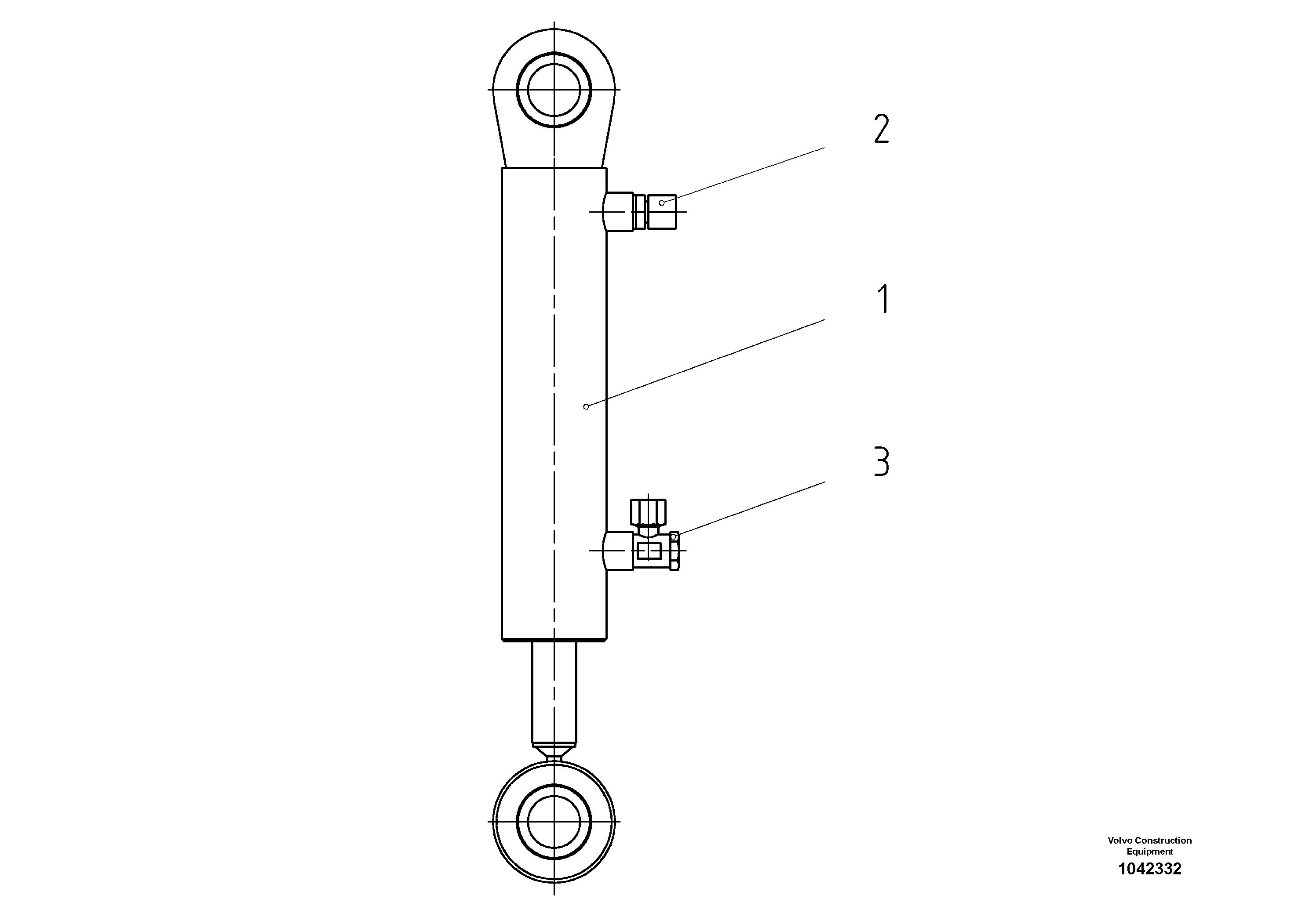 Схема запчастей Volvo ABG8820 - 55021 Pre-assemble Hydraulic Cylinder ABG8820/ABG8820B ABG8820 S/N 21098-23354 ABG8820B S/N 23355-