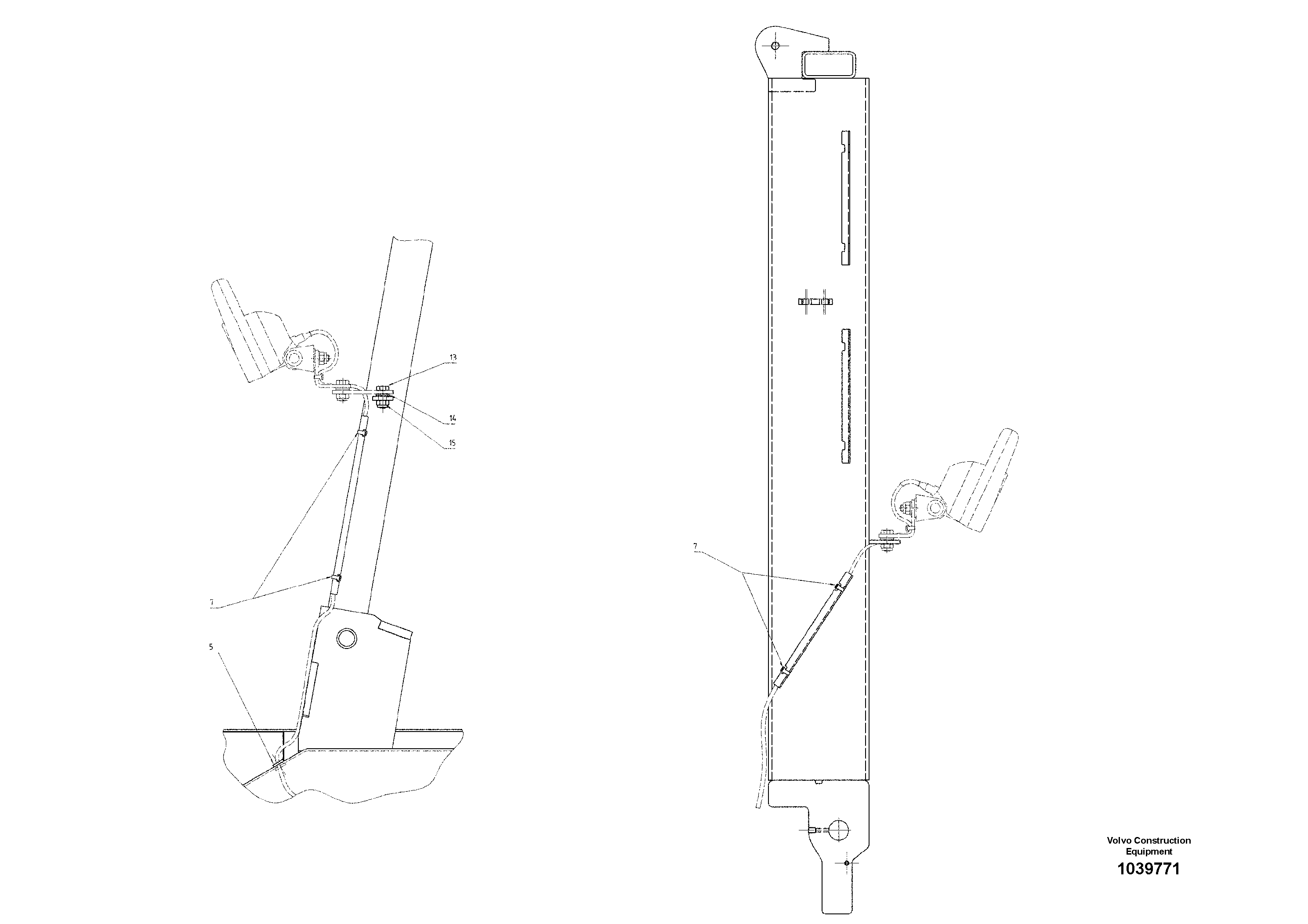 Схема запчастей Volvo ABG8820 - 55678 Mounting Parts ABG8820/ABG8820B ABG8820 S/N 21098-23354 ABG8820B S/N 23355-