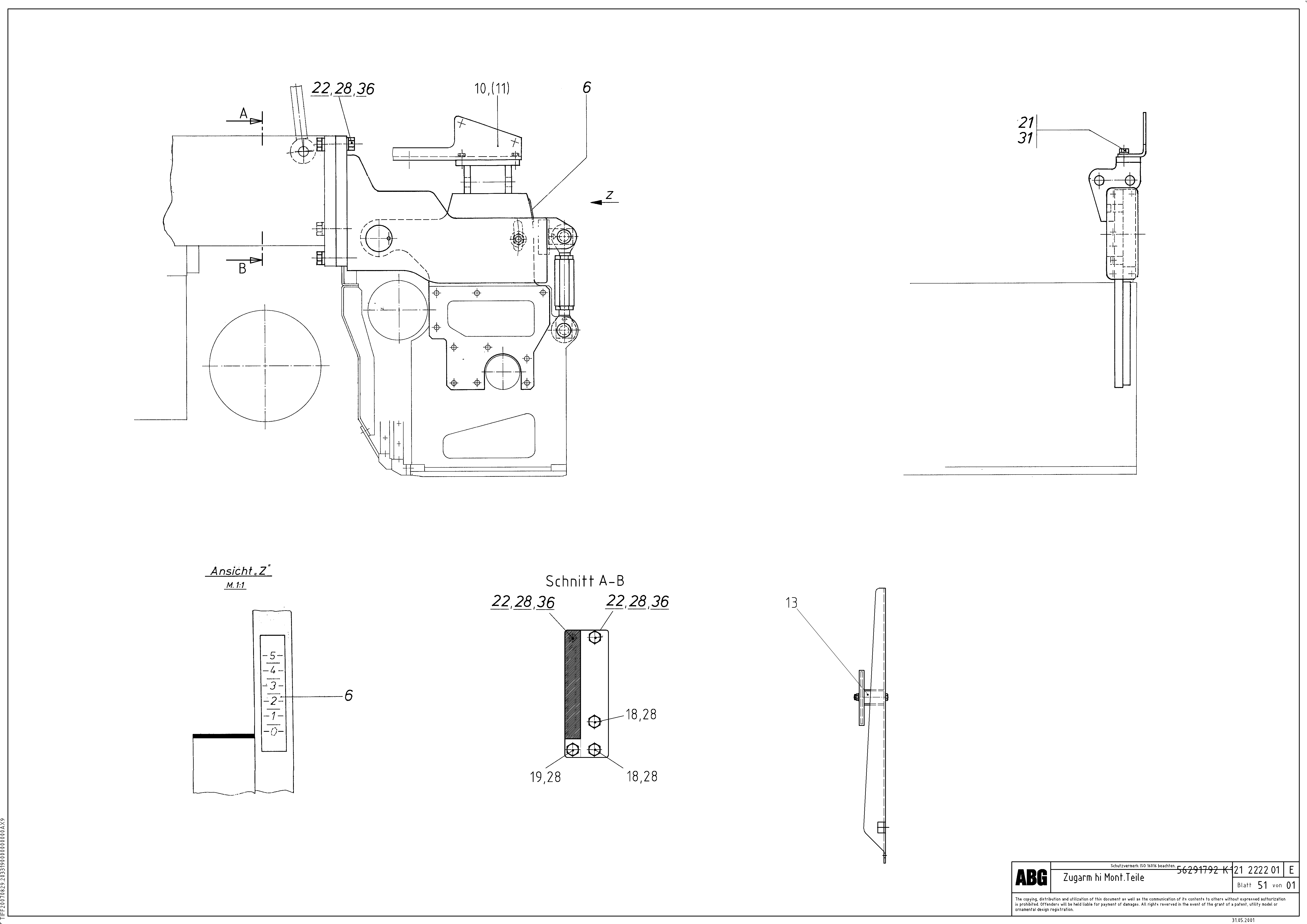 Схема запчастей Volvo ABG8820 - 78809 Mounting parts for towing arms MB 122 ATT. SCREEDS 2,5 -12,0M ABG8820, ABG8820B