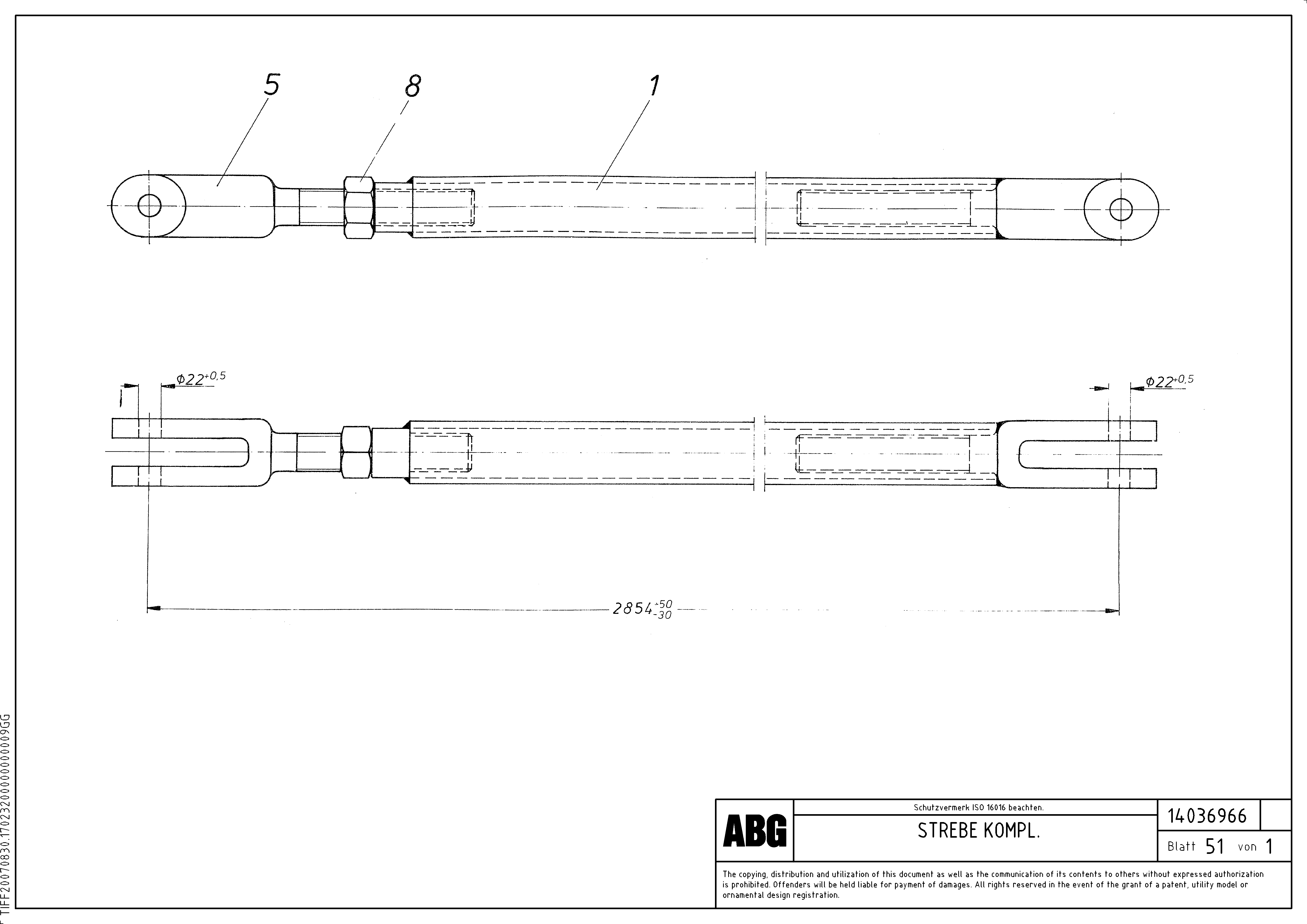 Схема запчастей Volvo ABG8820 - 79523 Prop assembly for auger extension MB 122 ATT. SCREEDS 2,5 -12,0M ABG8820, ABG8820B