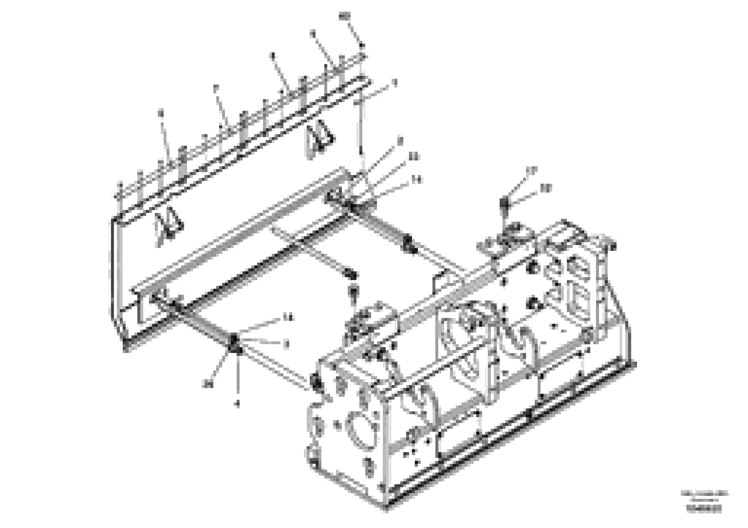 Схема запчастей Volvo ABG8820 - 63565 Deflector plate for extandable screed VB 79 ETC ATT. SCREEDS 2,5 - 9,0M ABG8820, ABG8820B