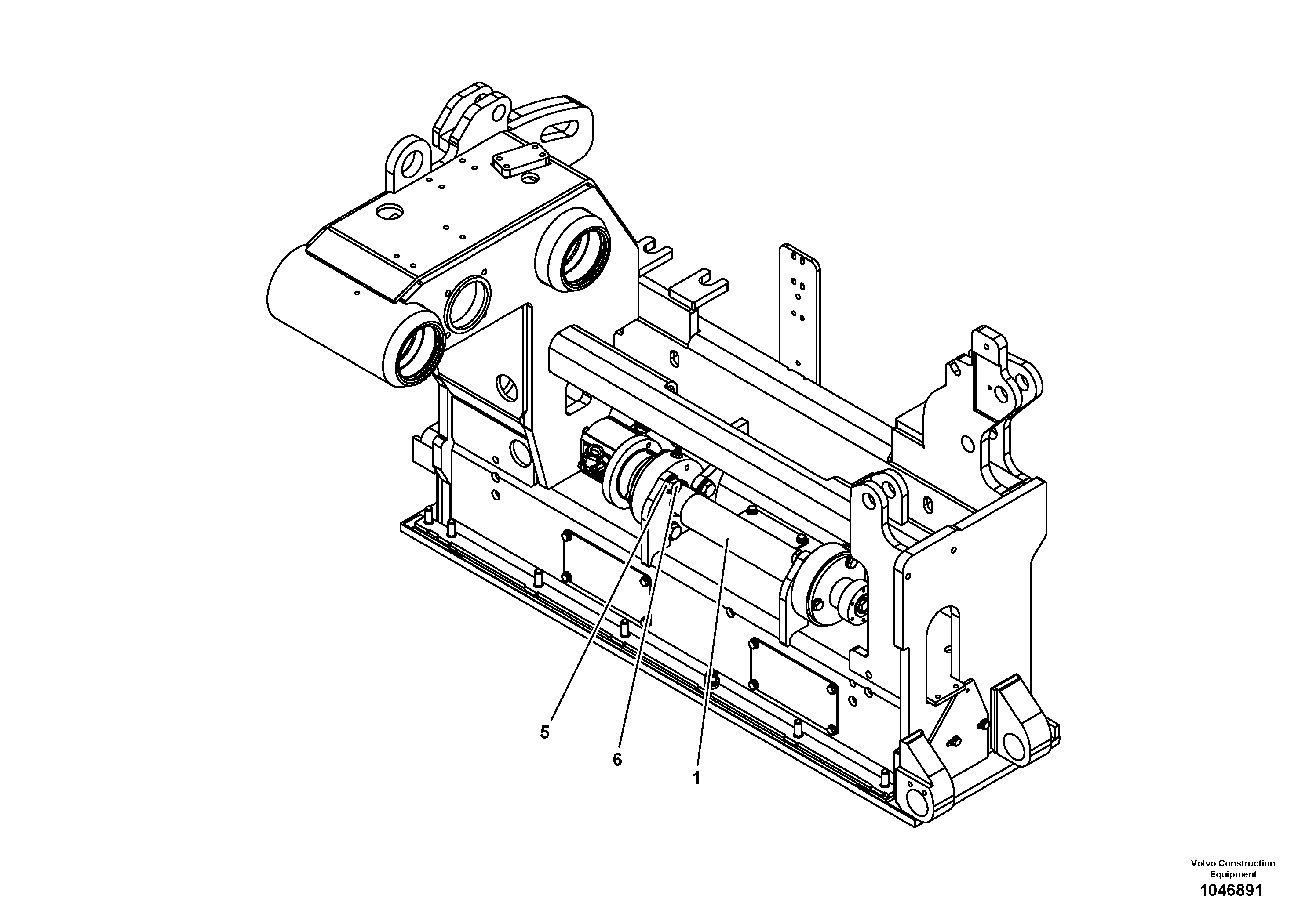 Схема запчастей Volvo ABG8820 - 66161 Vibrator for basic screed VB 79 ETC ATT. SCREEDS 2,5 - 9,0M ABG8820, ABG8820B