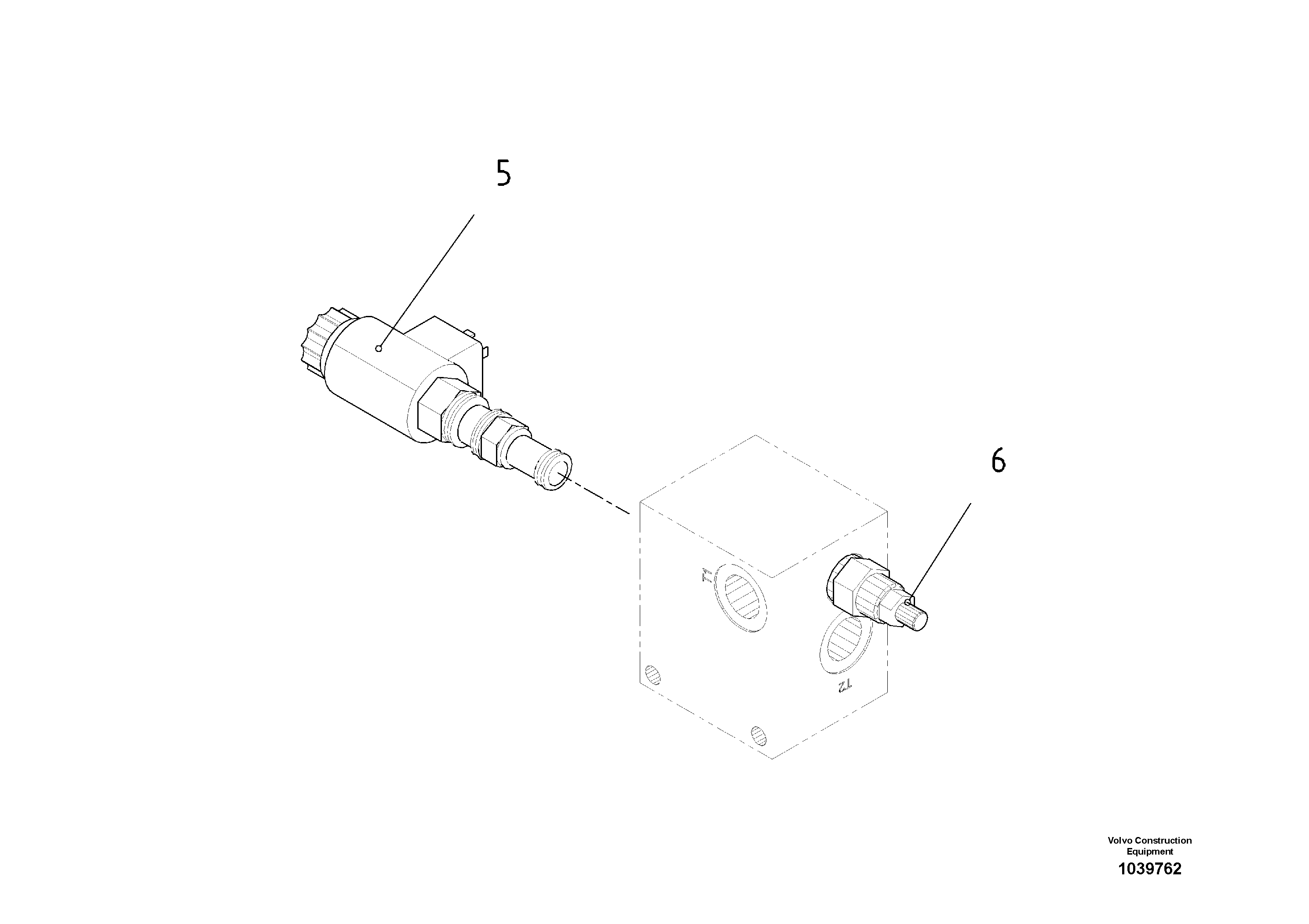 Схема запчастей Volvo ABG8820 - 63084 Control block for tension device MB 122 VARIO ATT.SCREEDS 4,5 -12,0M ABG8820, ABG8820B