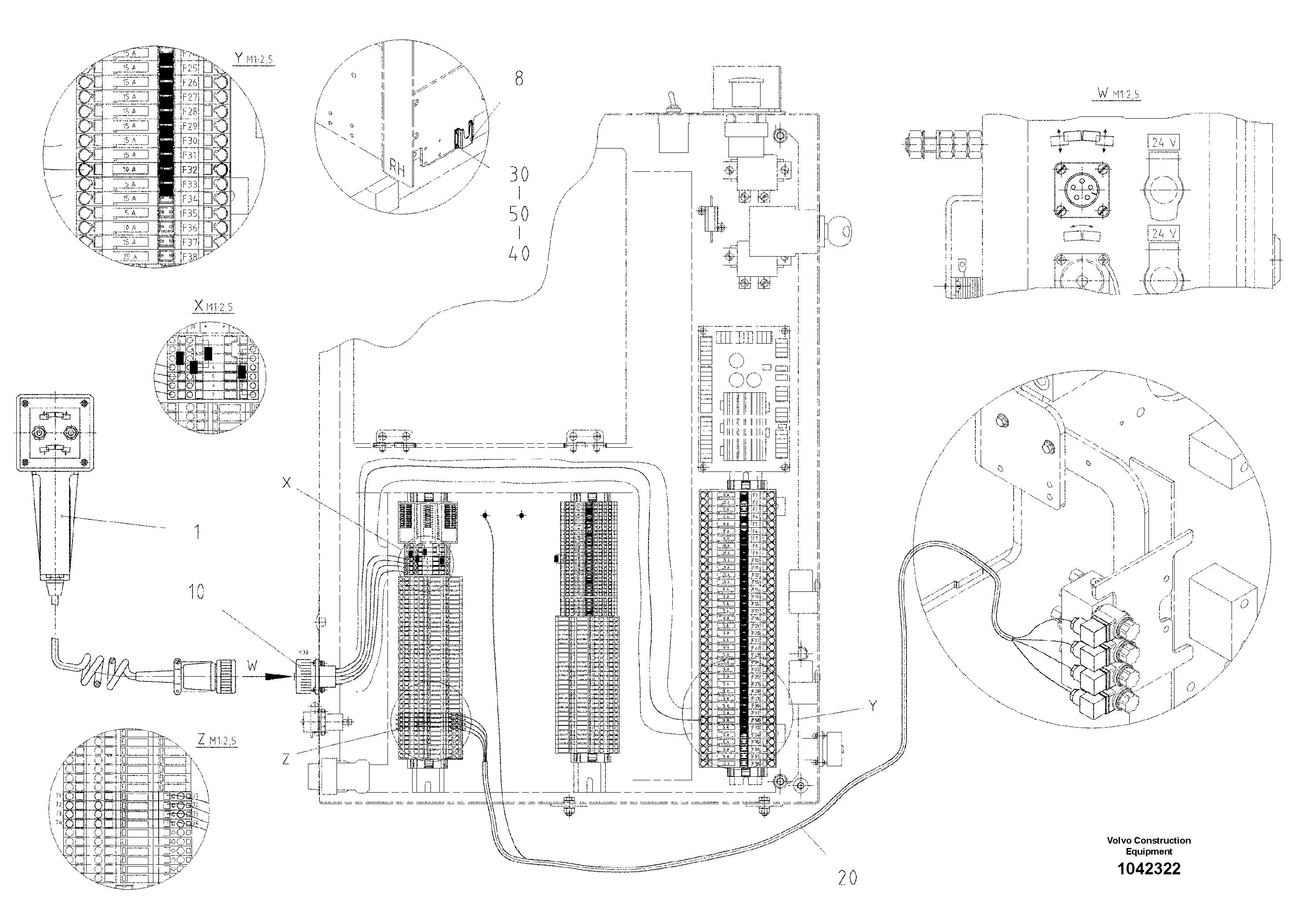 Схема запчастей Volvo ABG8820 - 51851 Electric For Extended Screed Hight Adjustment ABG8820/ABG8820B ABG8820 S/N 21098-23354 ABG8820B S/N 23355-
