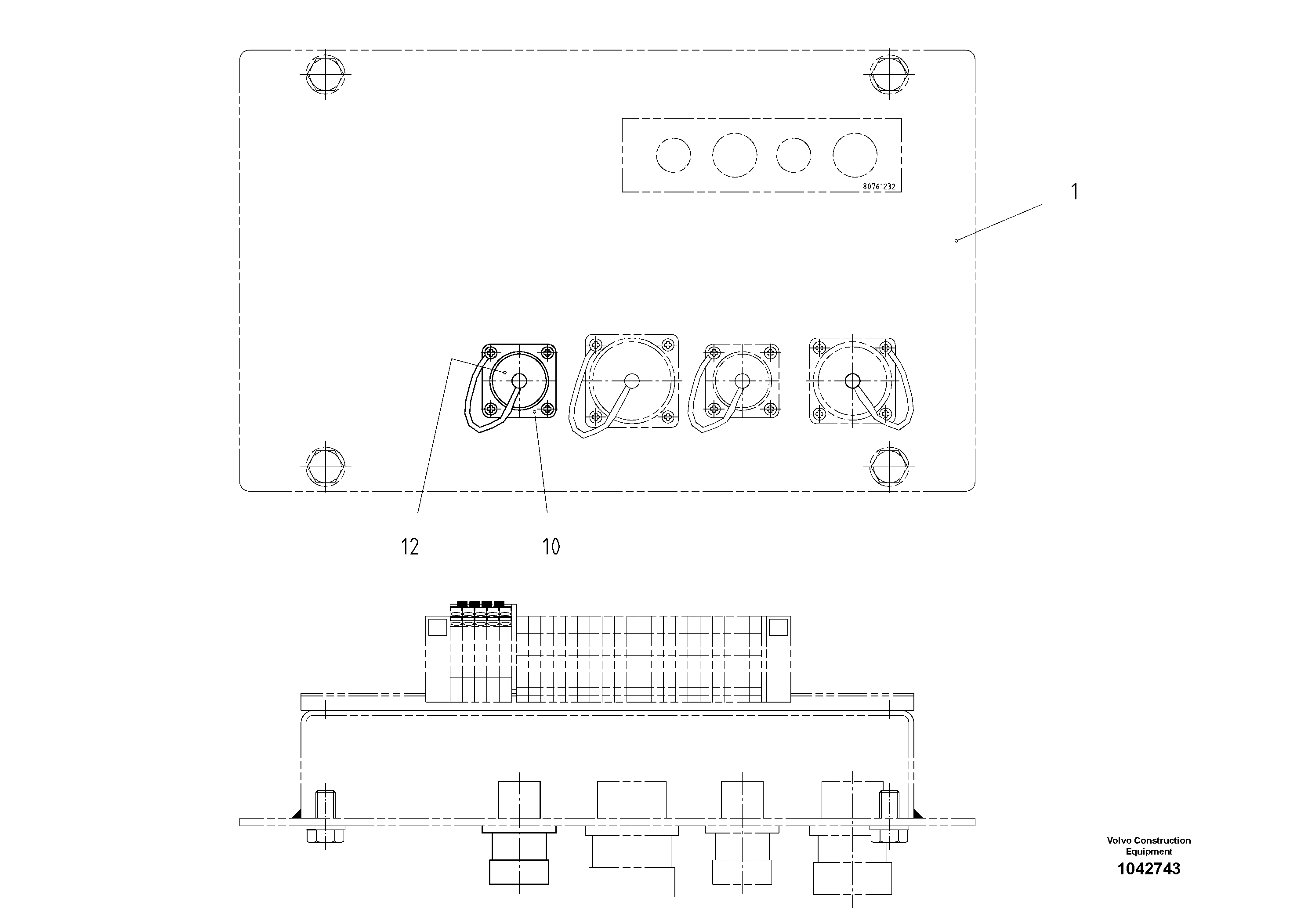 Схема запчастей Volvo ABG8820 - 81068 Distributor ABG8820/ABG8820B ABG8820 S/N 21098-23354 ABG8820B S/N 23355-