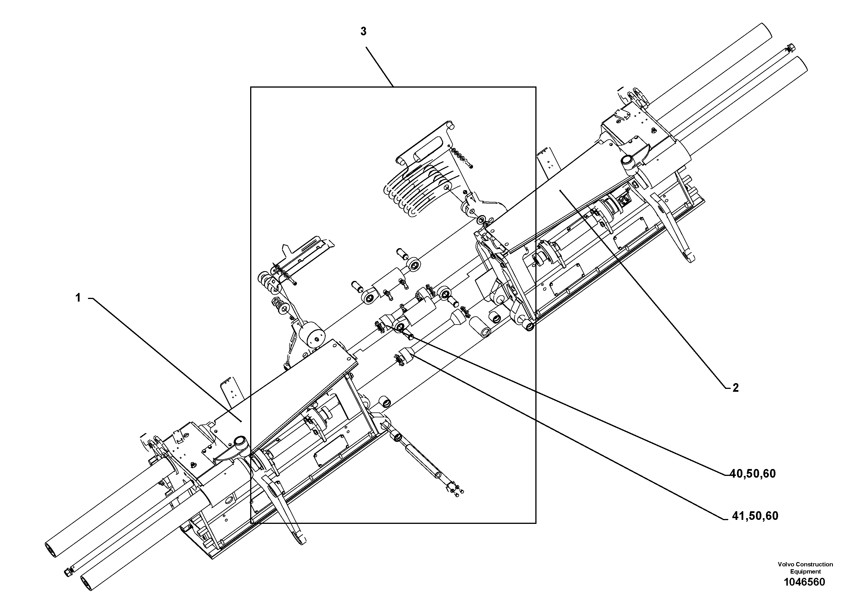 Схема запчастей Volvo ABG8820 - 79475 Basic screed and crown control VB 78 ETC ATT. SCREED 2,5 - 9,0 M ABG8820/ABG8820B