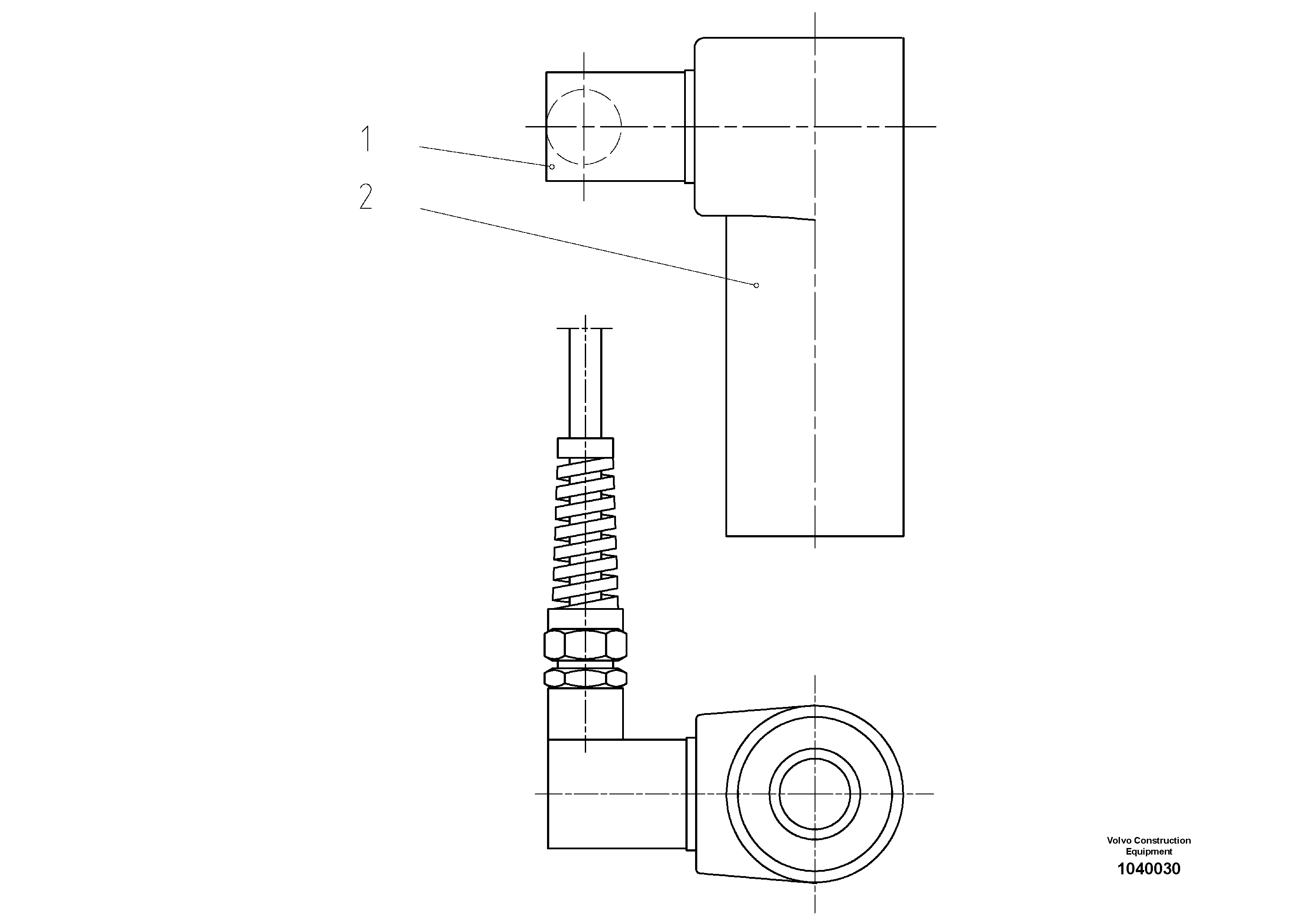 Схема запчастей Volvo ABG8820 - 51860 Ultrasonic Sensor With Cable ABG8820/ABG8820B ABG8820 S/N 21098-23354 ABG8820B S/N 23355-