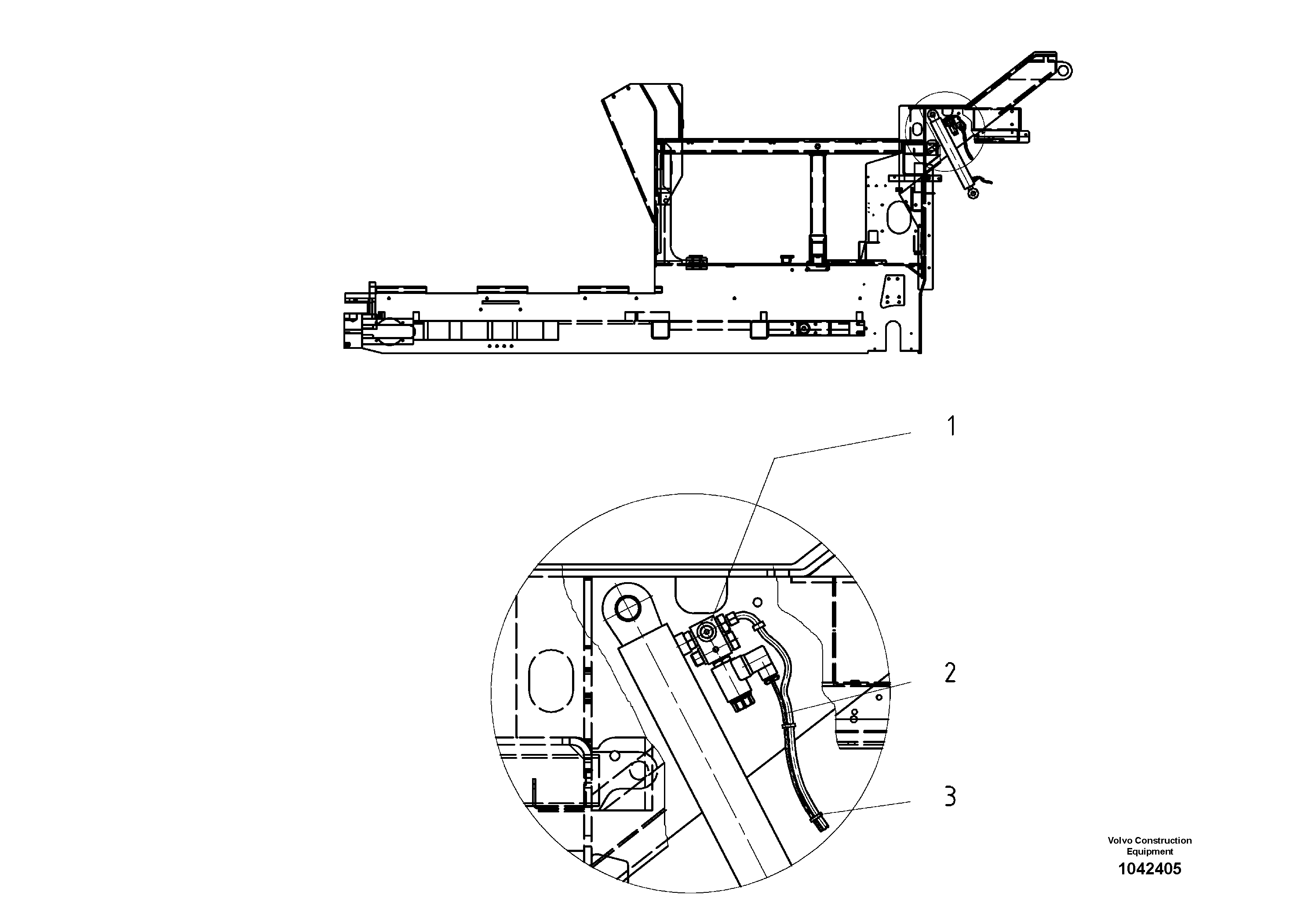 Схема запчастей Volvo ABG8820 - 48039 Screed Anti-Climbing Lock ABG8820/ABG8820B ABG8820 S/N 21098-23354 ABG8820B S/N 23355-