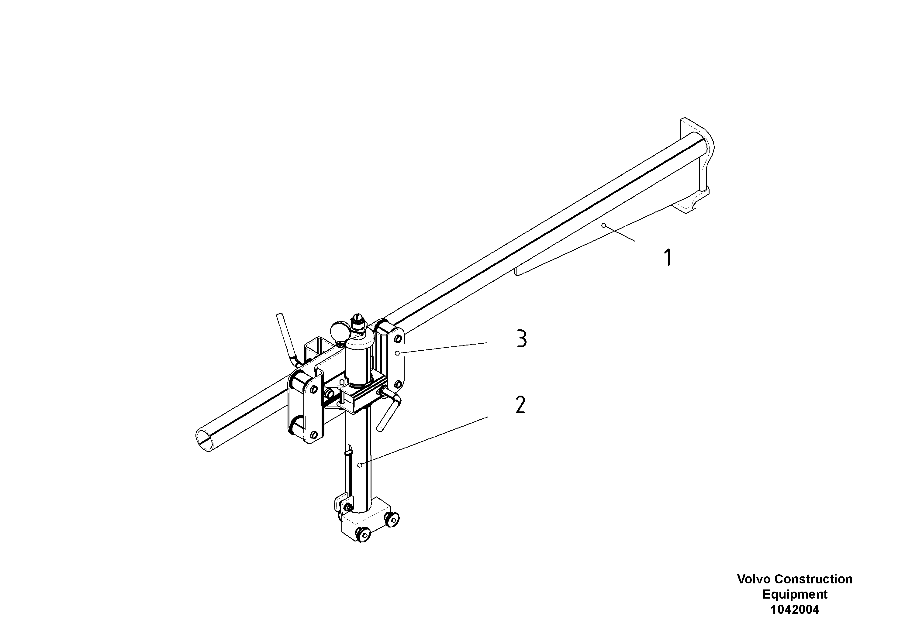 Схема запчастей Volvo ABG9820 - 47603 Mechanical Control Assembly ABG9820 S/N 20812 -