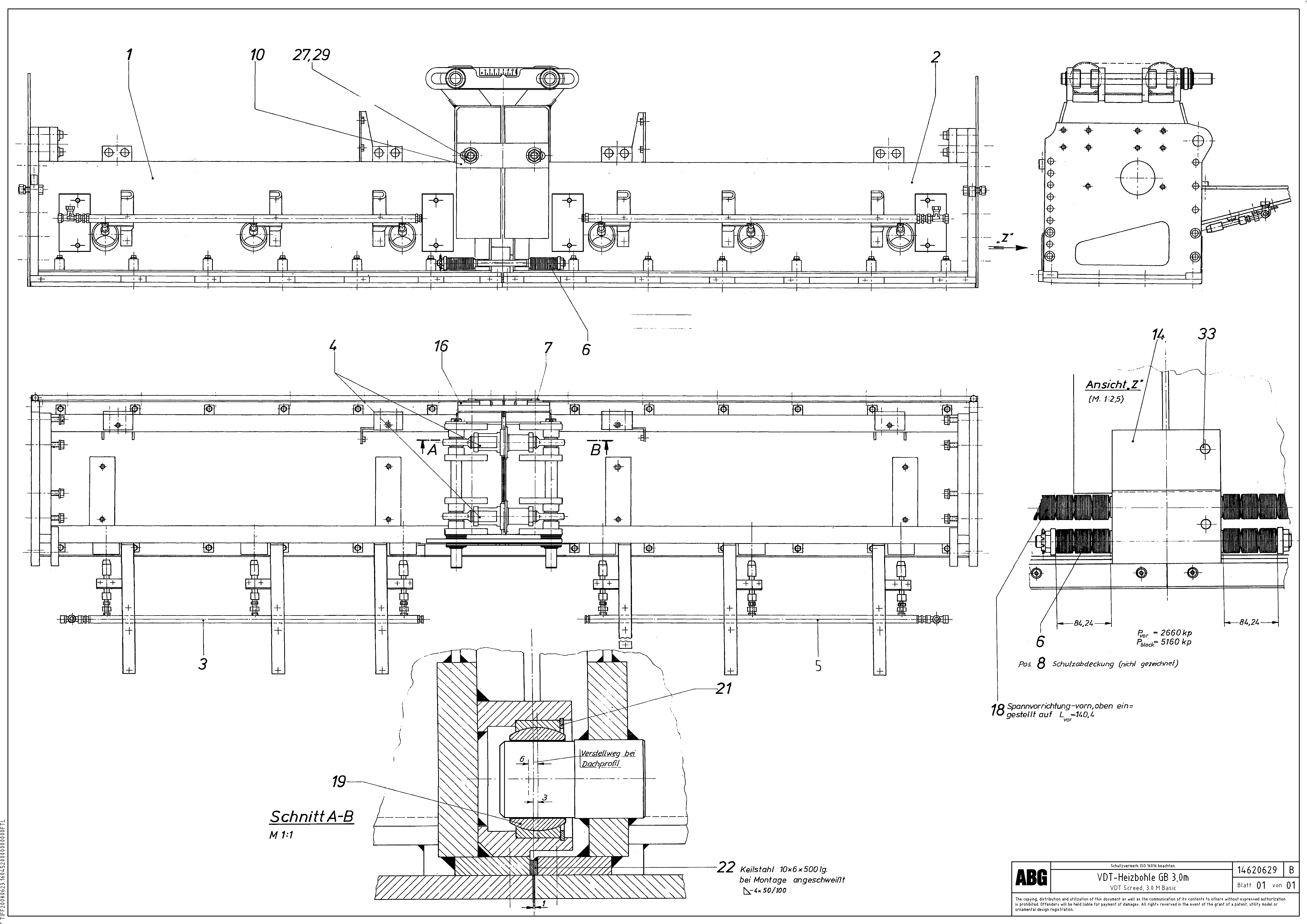 Схема запчастей Volvo ABG9820 - 69600 Basic screed and crown control VDT 120 ATT. SCREEDS 3,0 -13,0M ABG9820
