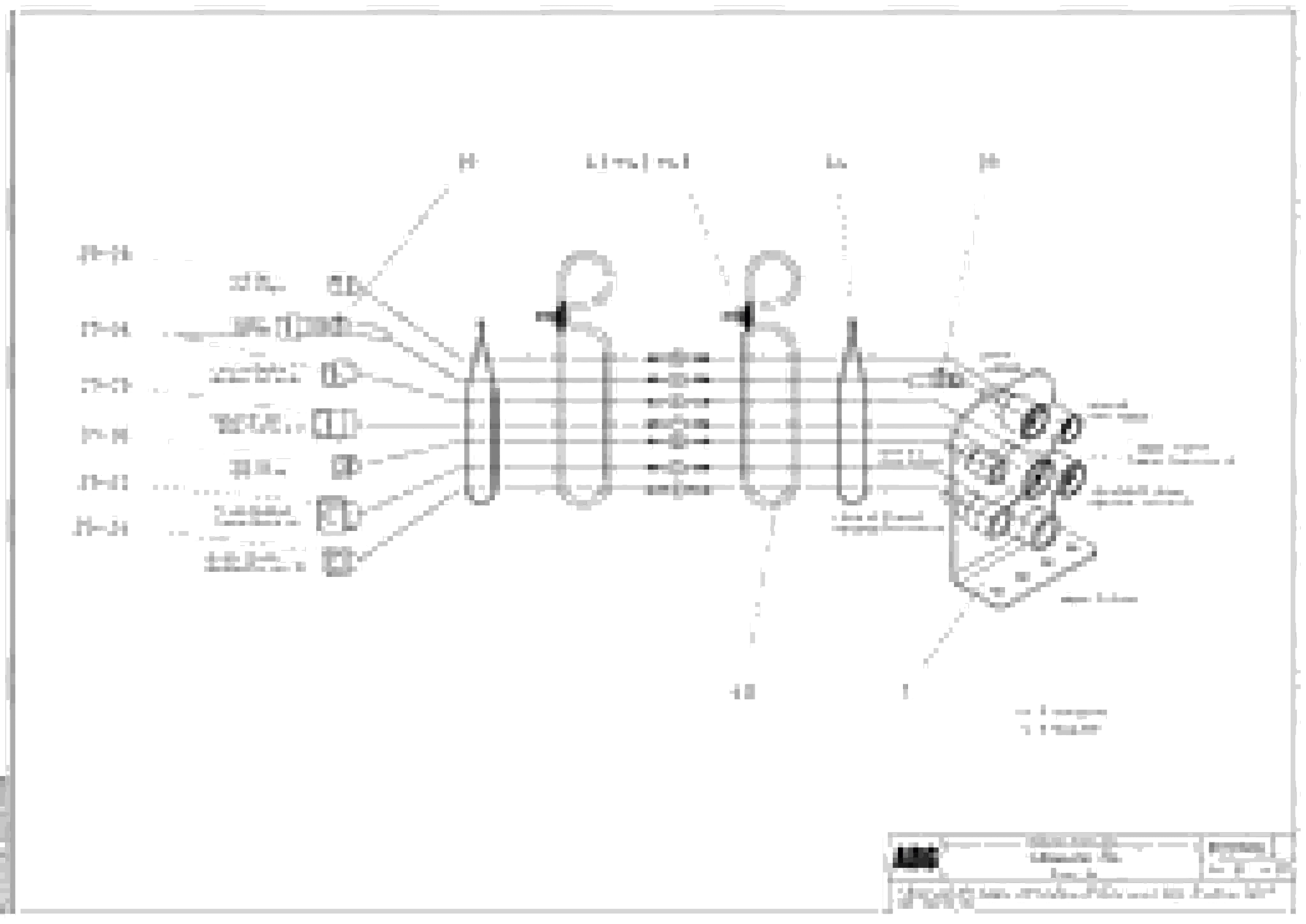 Схема запчастей Volvo ABG9820 - 69607 Hose lines from connection block VDT 120 VARIO ATT. SCREEDS 5,0 -12,5M ABG9820