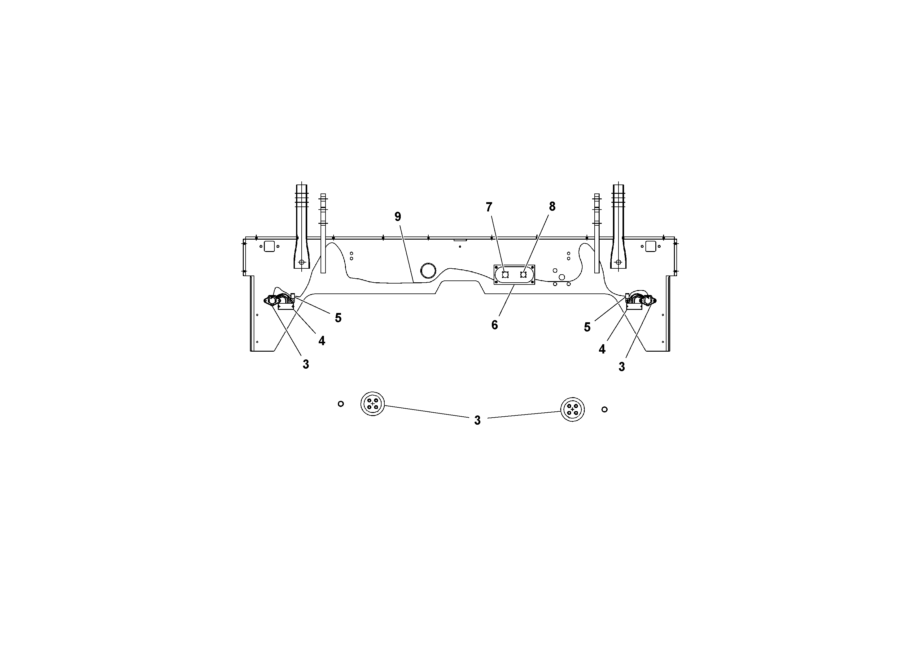 Схема запчастей Volvo PF4410 - 95569 Cable Harness Arrangement PF4410 S/N 197449-