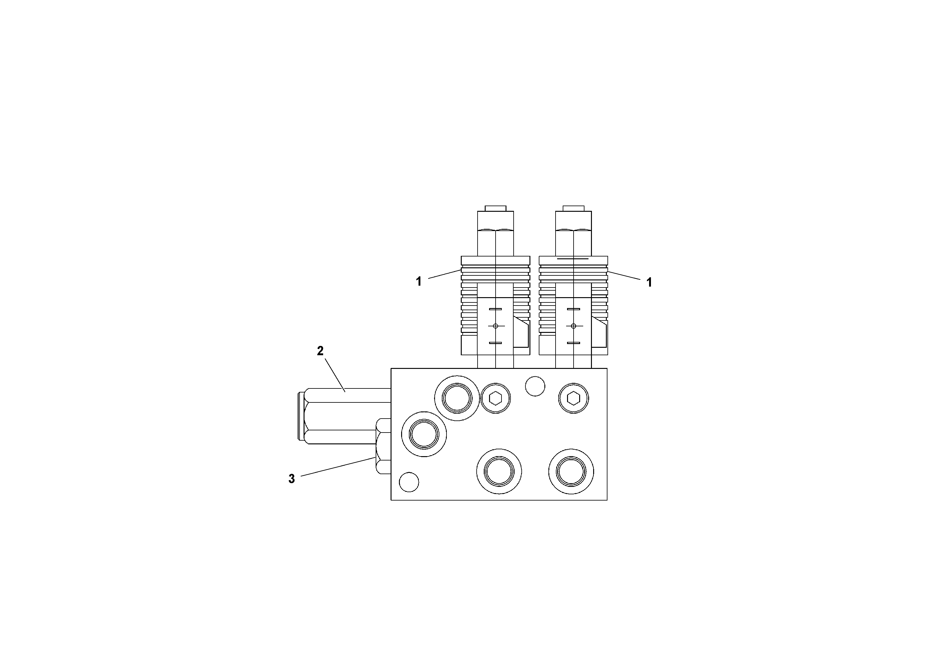 Схема запчастей Volvo PF4410 - 98099 Клапан регулирующий (распределительный) PF4410 S/N 197449-