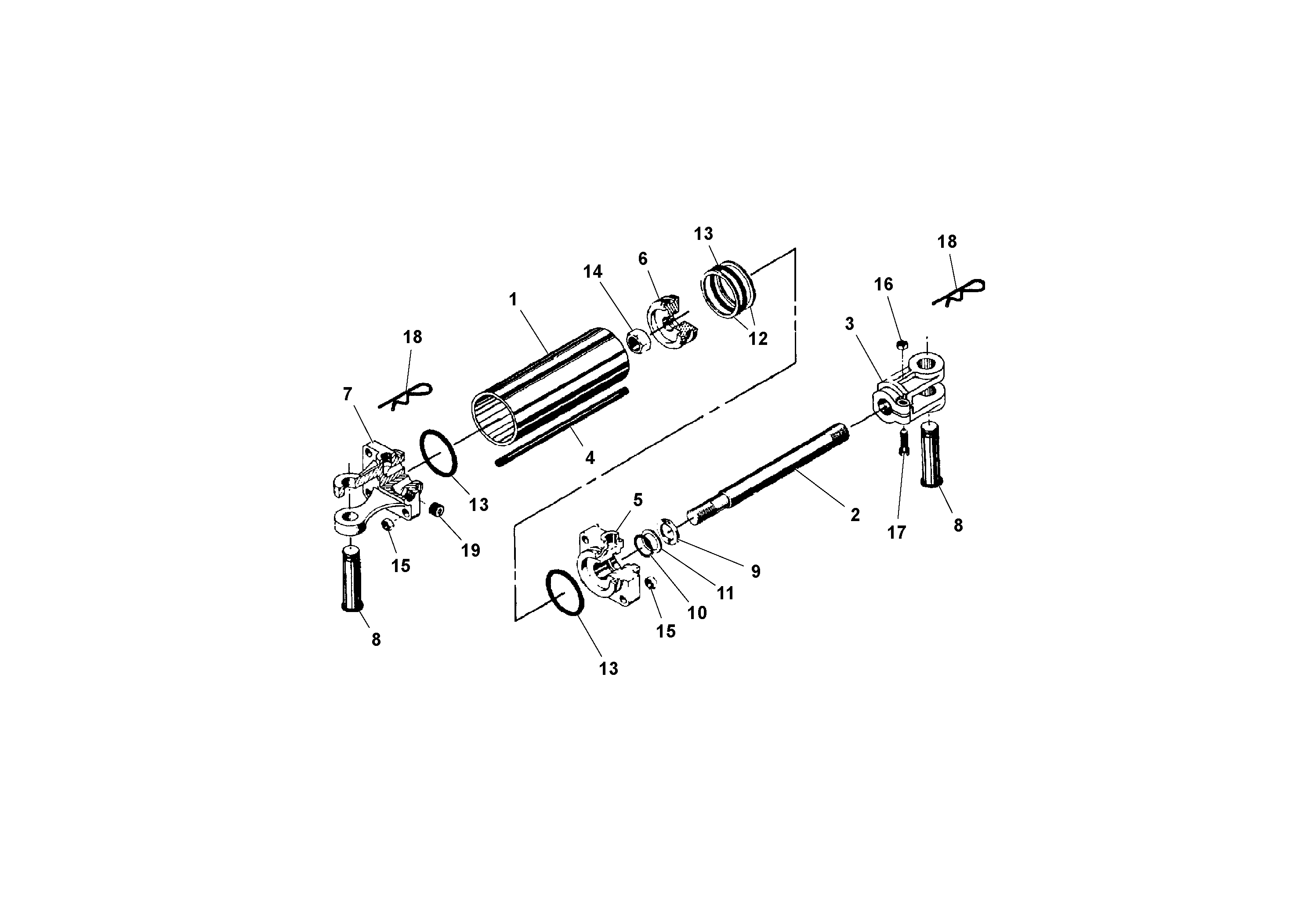 Схема запчастей Volvo PF4410 - 91501 Side Arm and Automatic Level Control PF4410 S/N 197449-