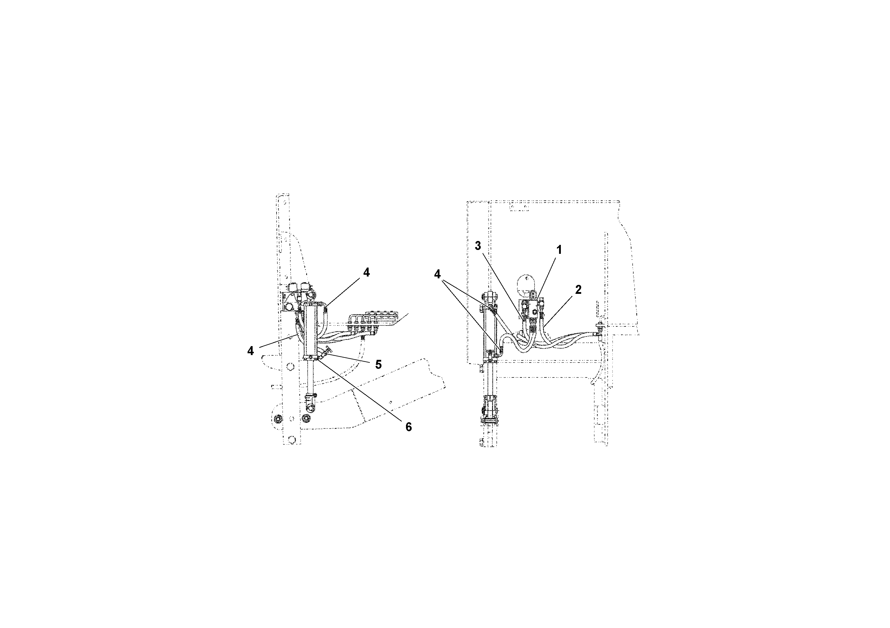Схема запчастей Volvo PF4410 - 87096 Hydraulic Arrangements AGS 7.5 ATT. BLAW KONTROL II PF161, PF2181, PF4410