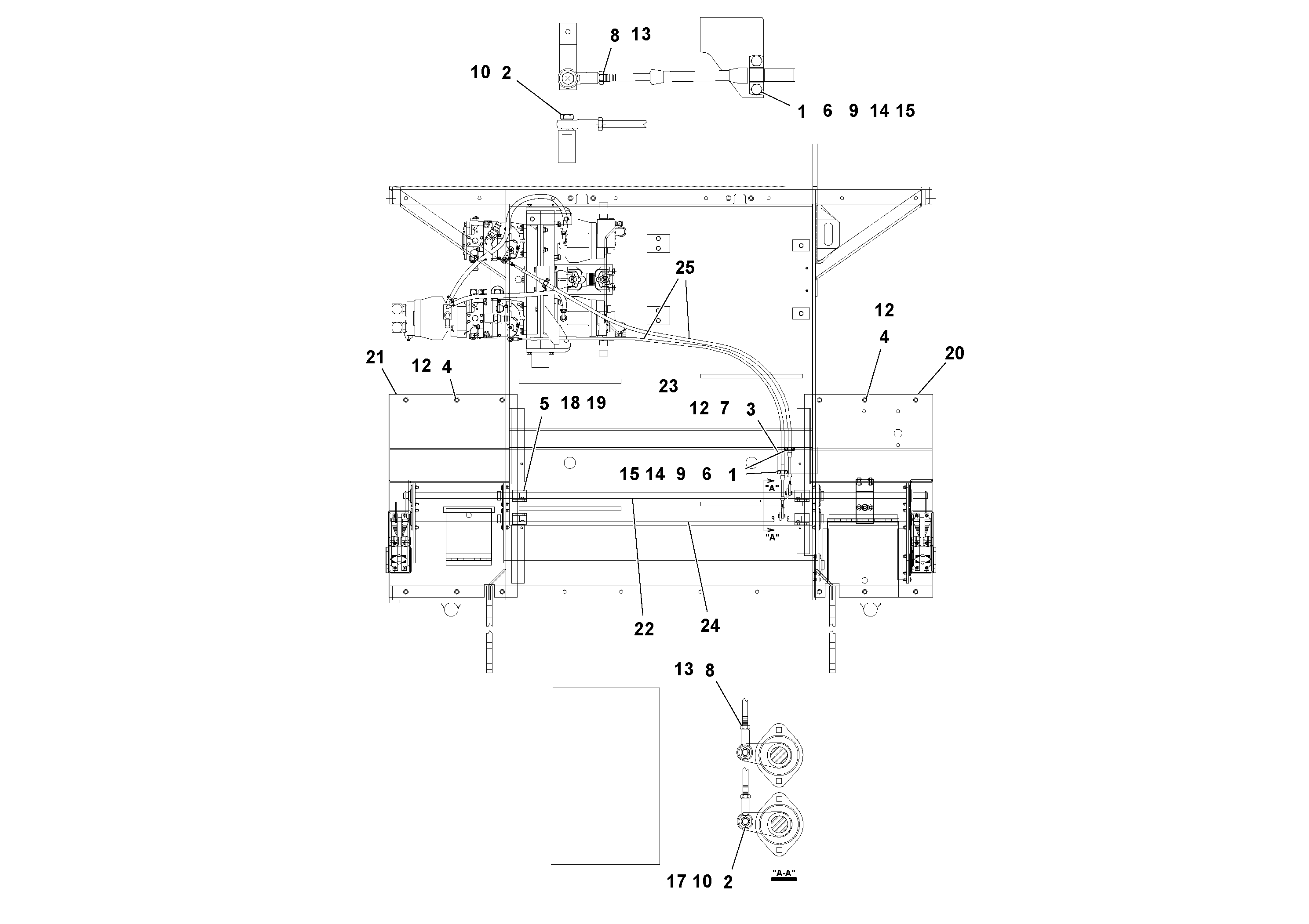 Схема запчастей Volvo PF4410 - 80983 Traction Control Arrangement PF4410 S/N 375009-