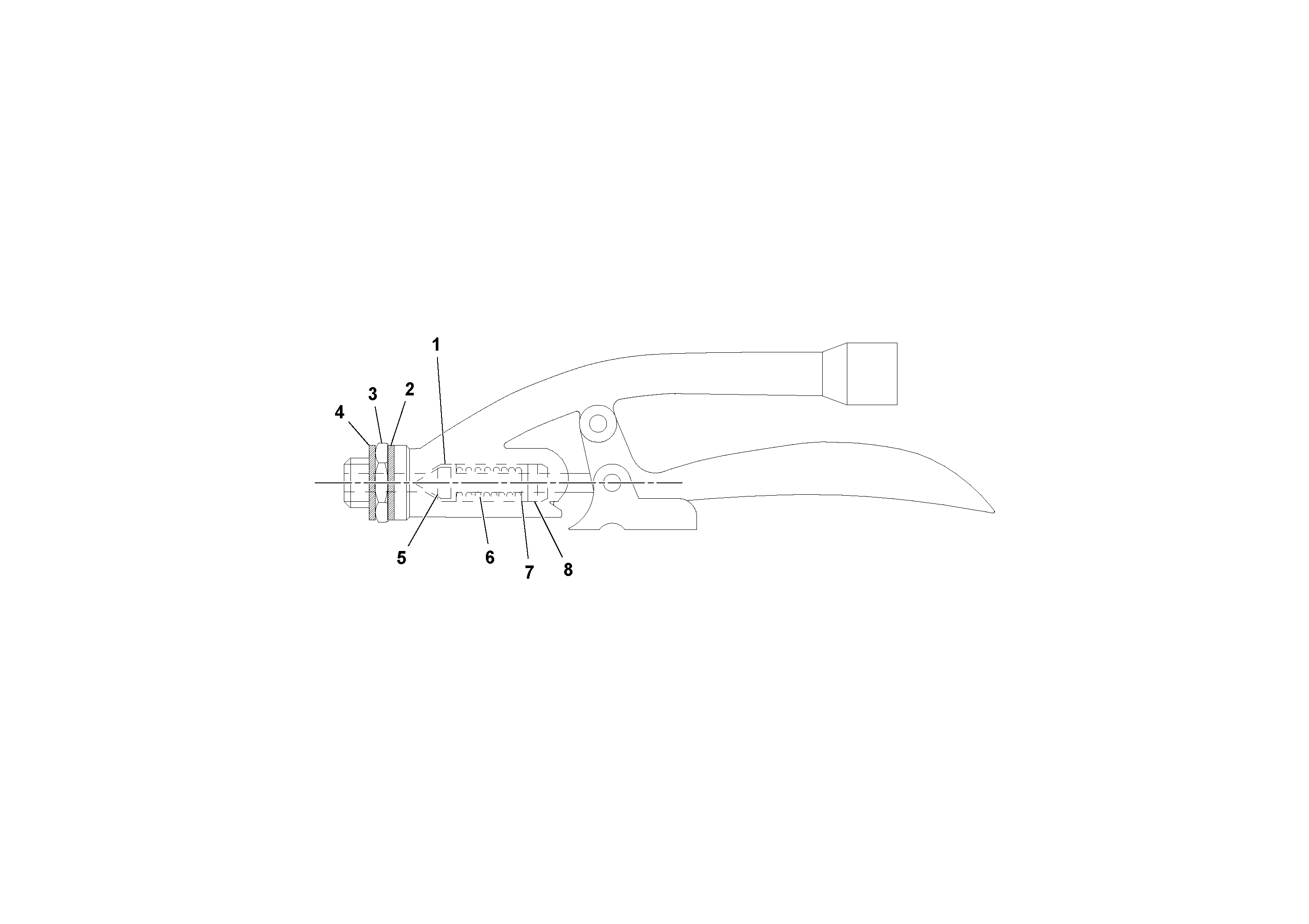 Схема запчастей Volvo PF4410 - 80824 Shut-off Assembly PF4410 S/N 375009-