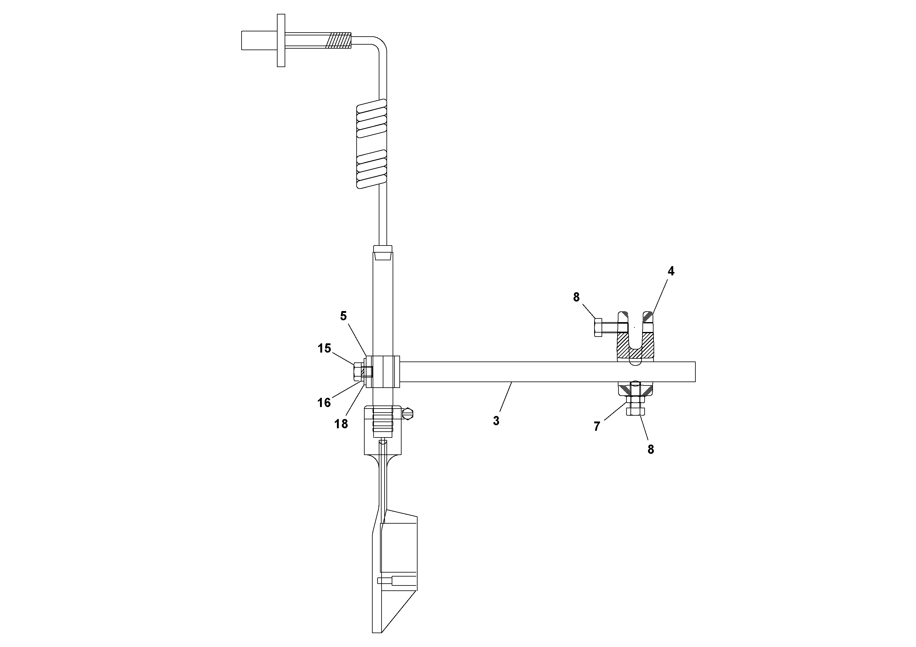 Схема запчастей Volvo PF4410 - 80535 Feed Control Paddle Assembly PF4410 S/N 375009-