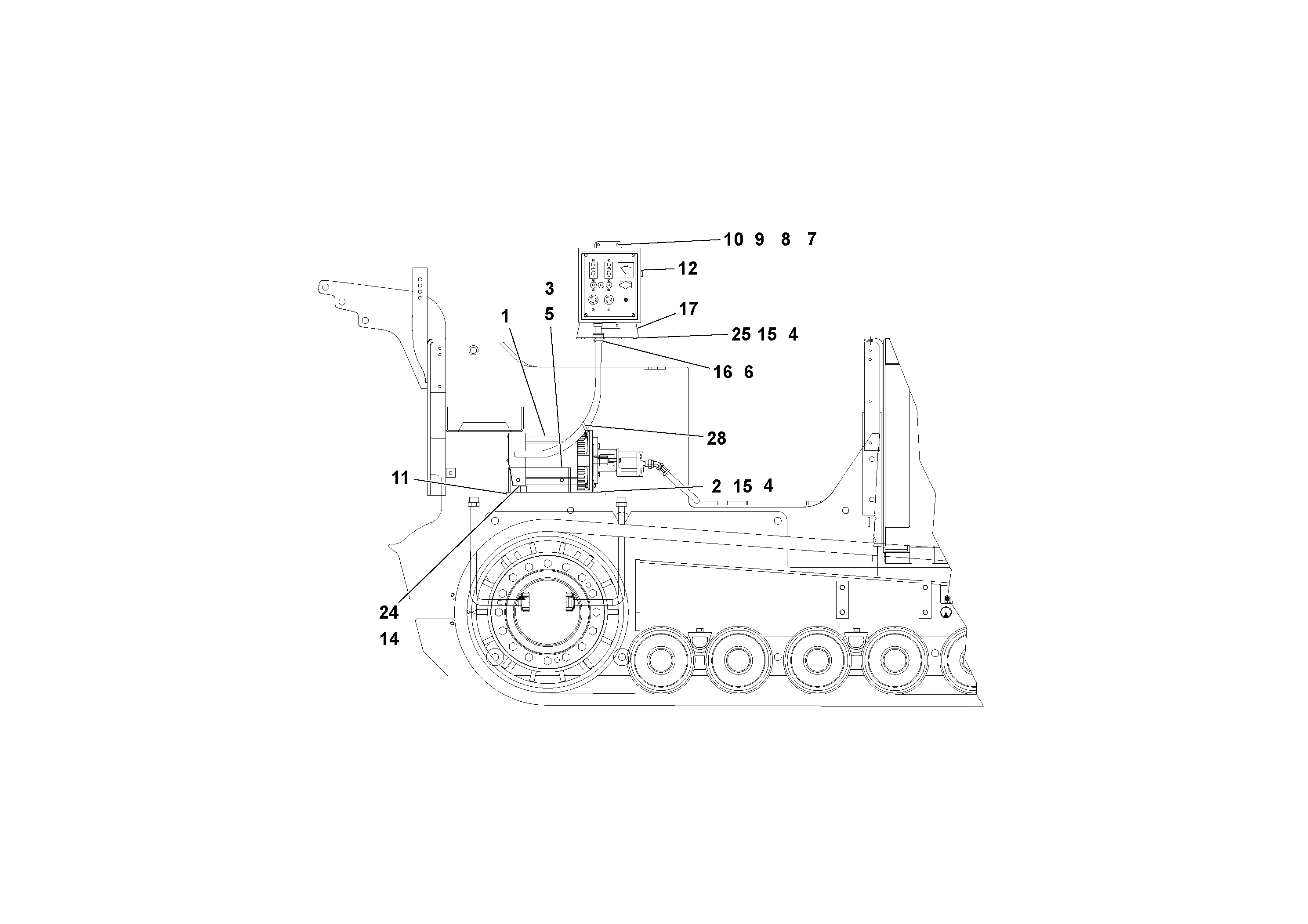 Схема запчастей Volvo PF4410 - 94106 Generator kit PF4410 S/N 197449-