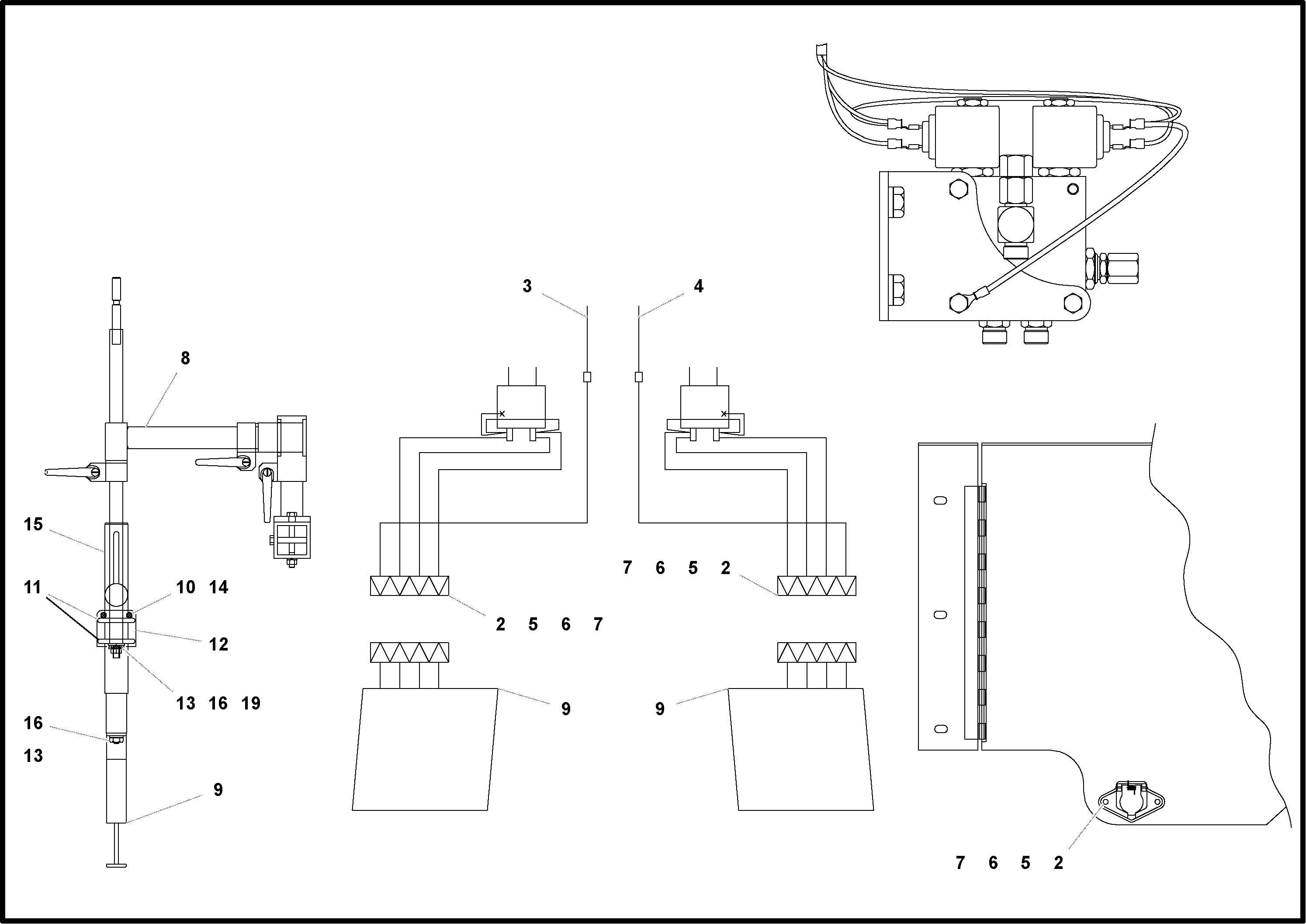 Схема запчастей Volvo PF4410 - 95946 Joint Matcher Control Box Assembly PF4410 S/N 197449-