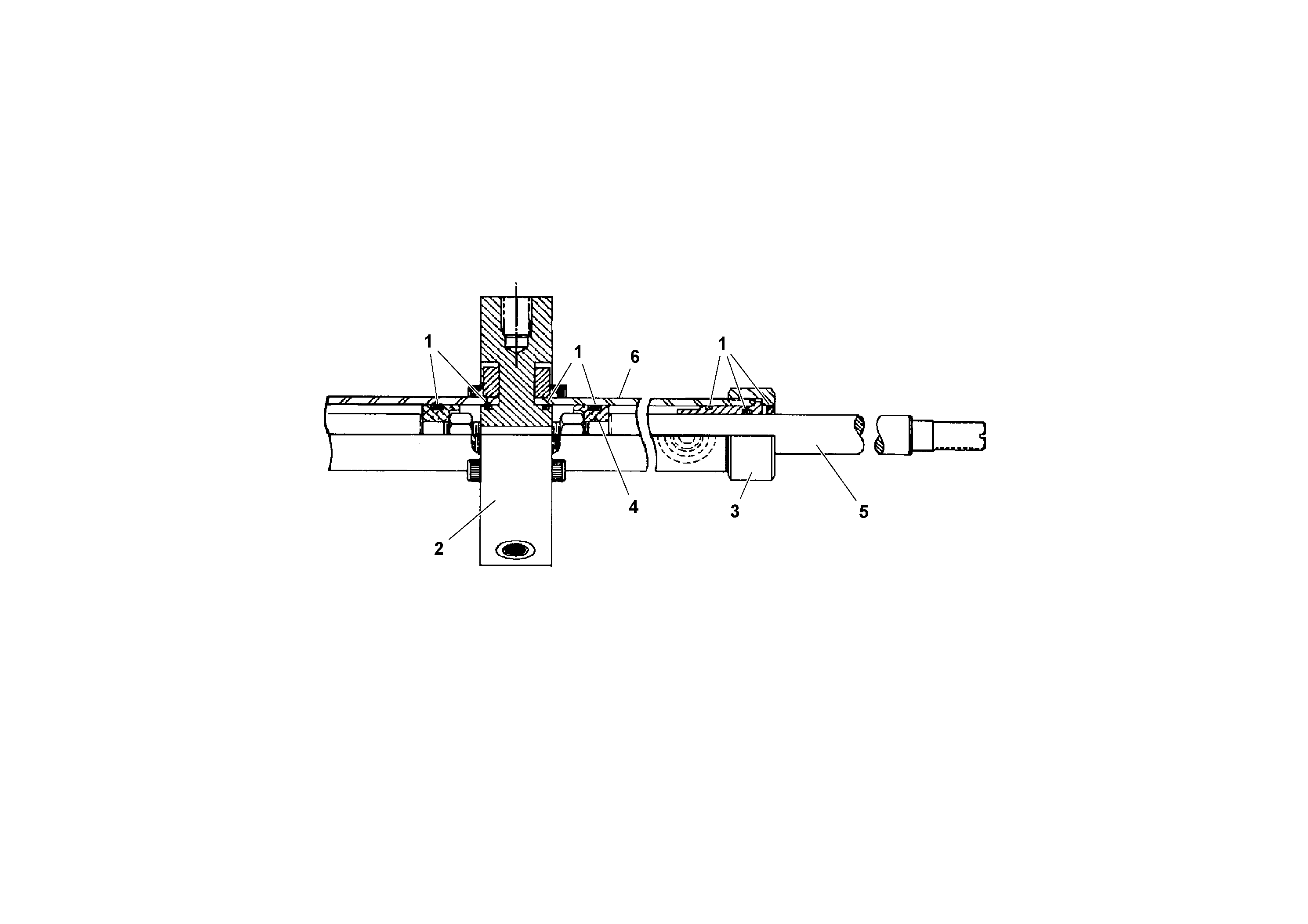 Схема запчастей Volvo PF4410 - 99296 Truck Hitch Cylinder PF4410 S/N 197449-