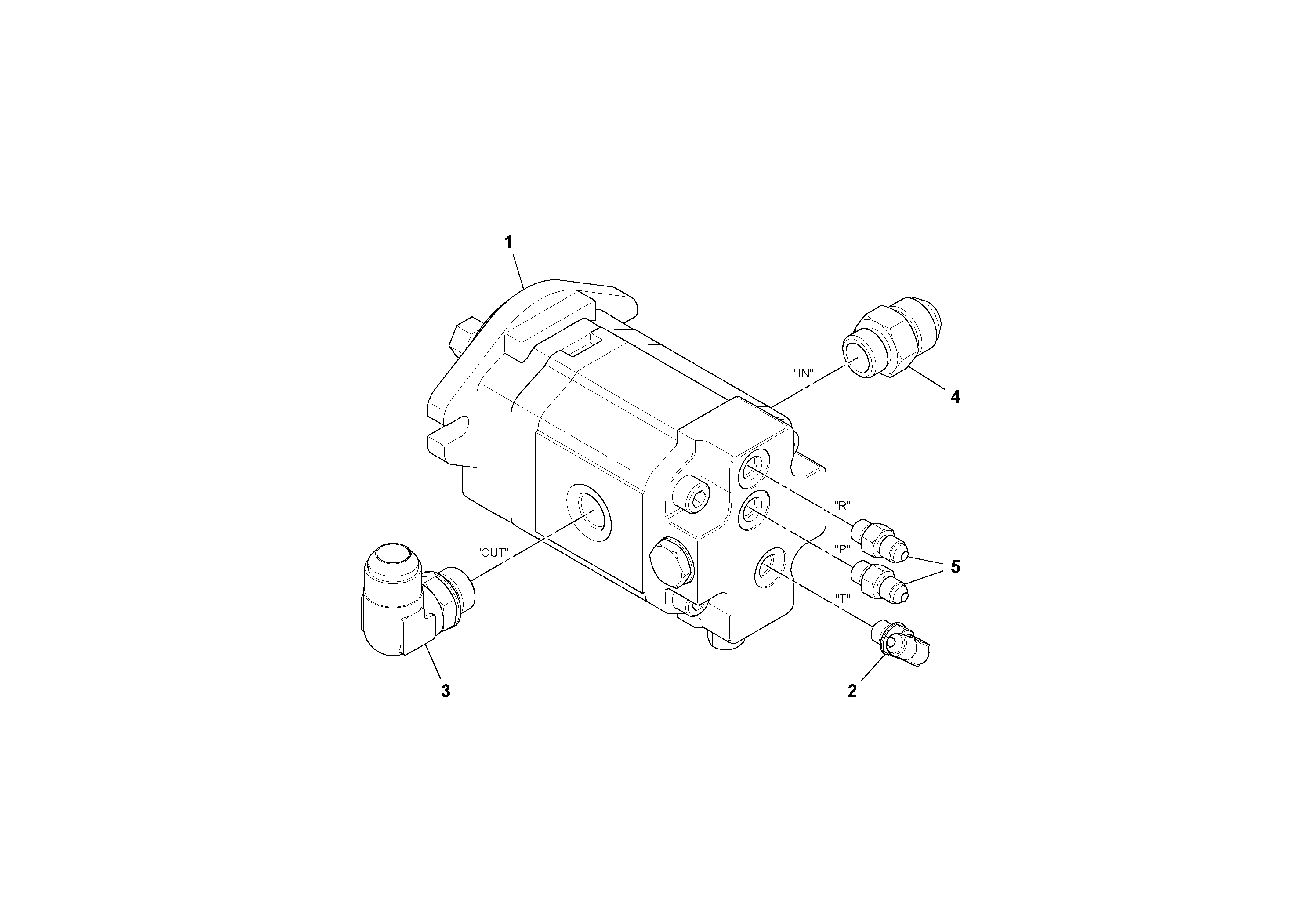 Схема запчастей Volvo PF6110 - 96588 Fan Motor Assembly PF6110 S/N 197474 -