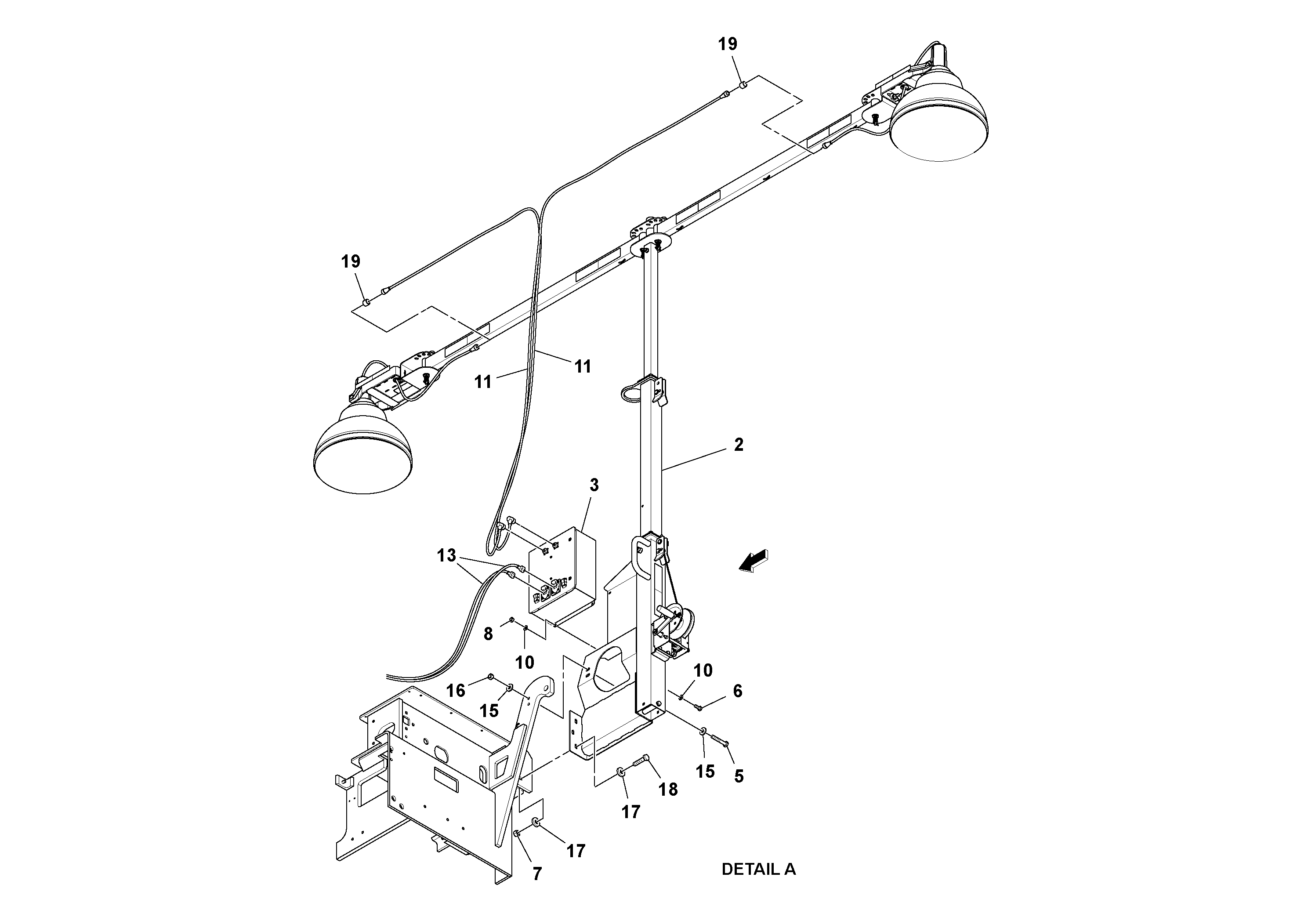 Схема запчастей Volvo PF6110 - 83763 Light Tower Kit PF6110 S/N 197474 -
