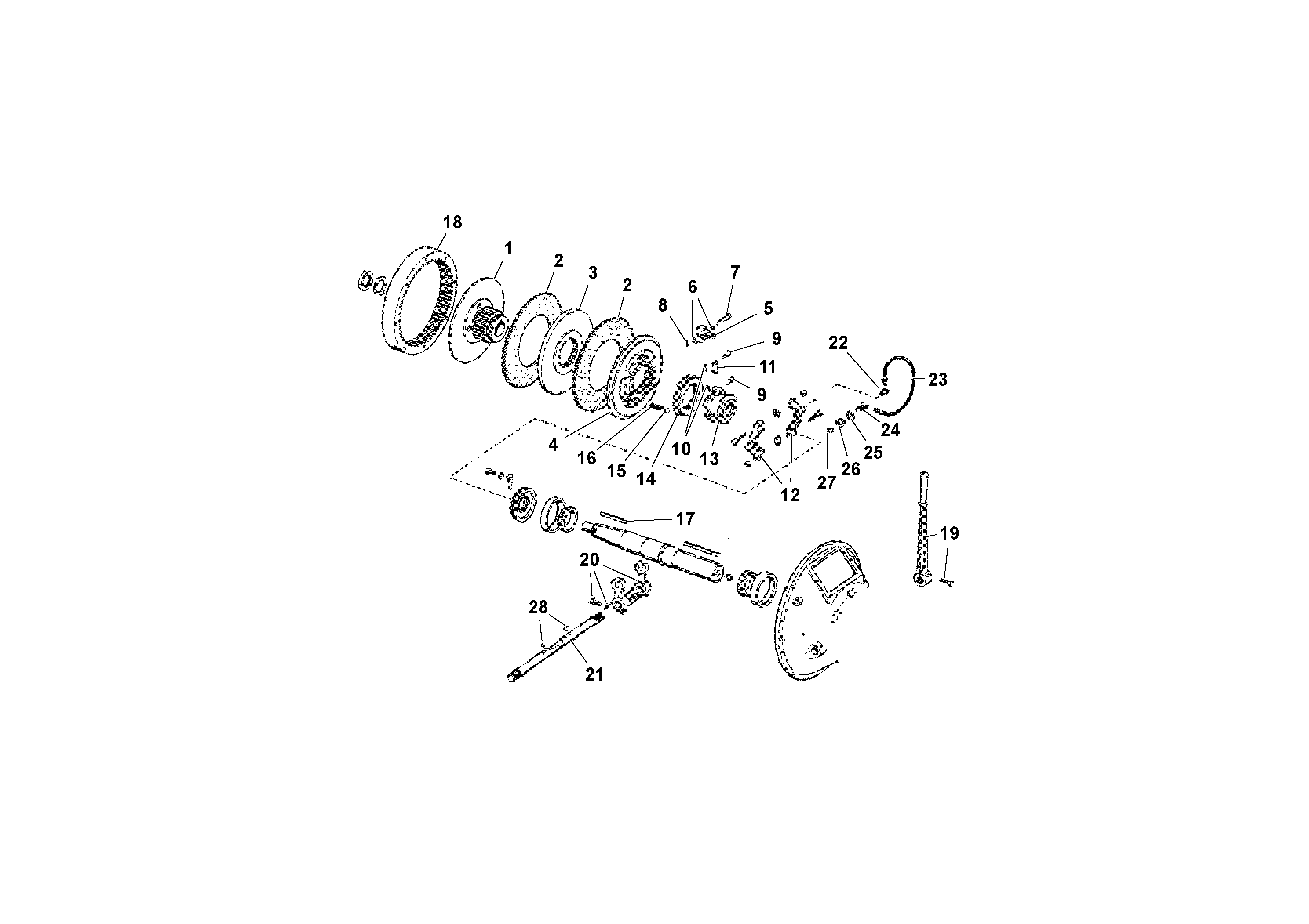 Схема запчастей Volvo PF6110 - 49950 Clutch Kit PF6110 S/N 197474 -