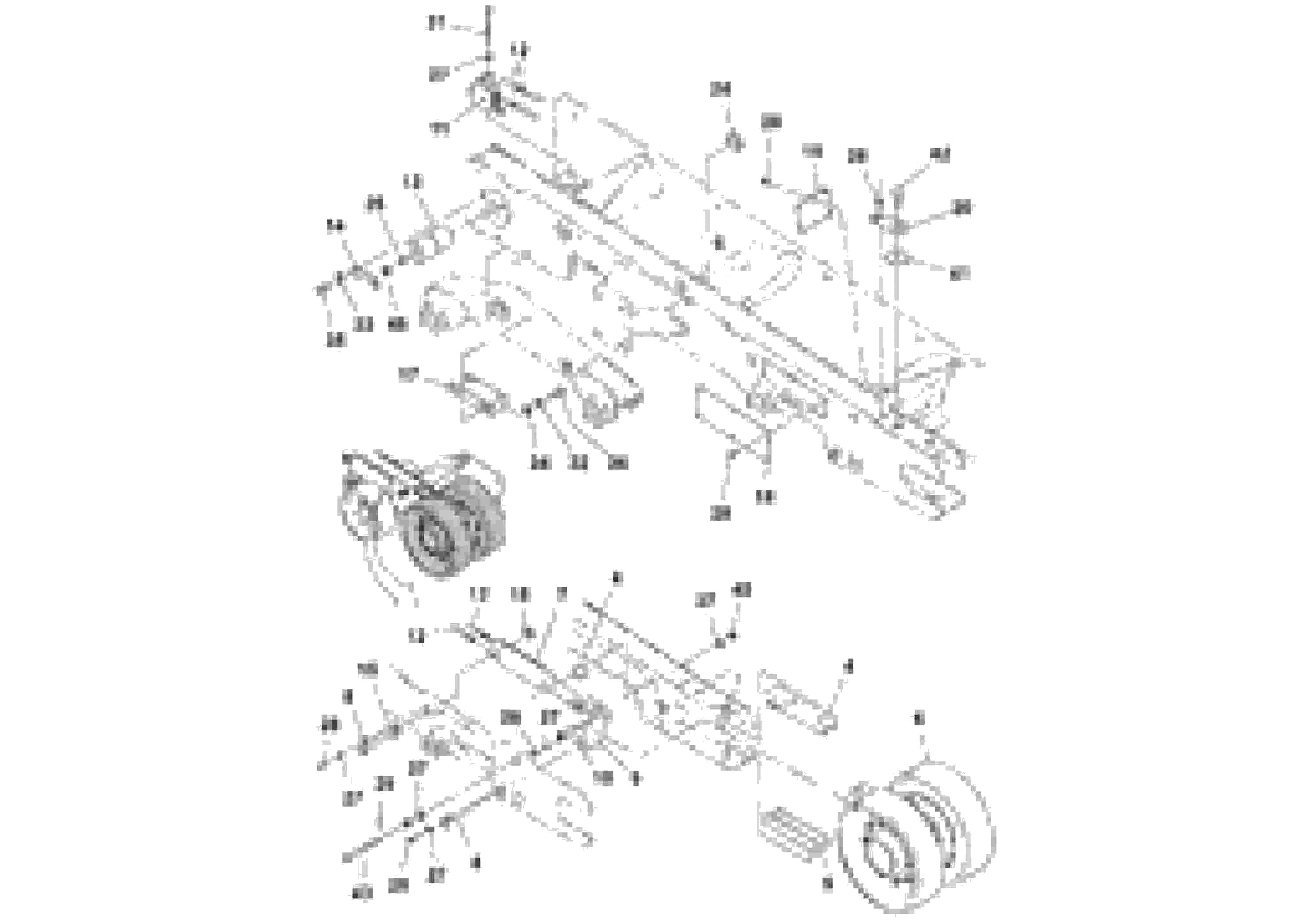 Схема запчастей Volvo PF6110 - 100388 Undercarriage Assembly PF6110 S/N 197474 -
