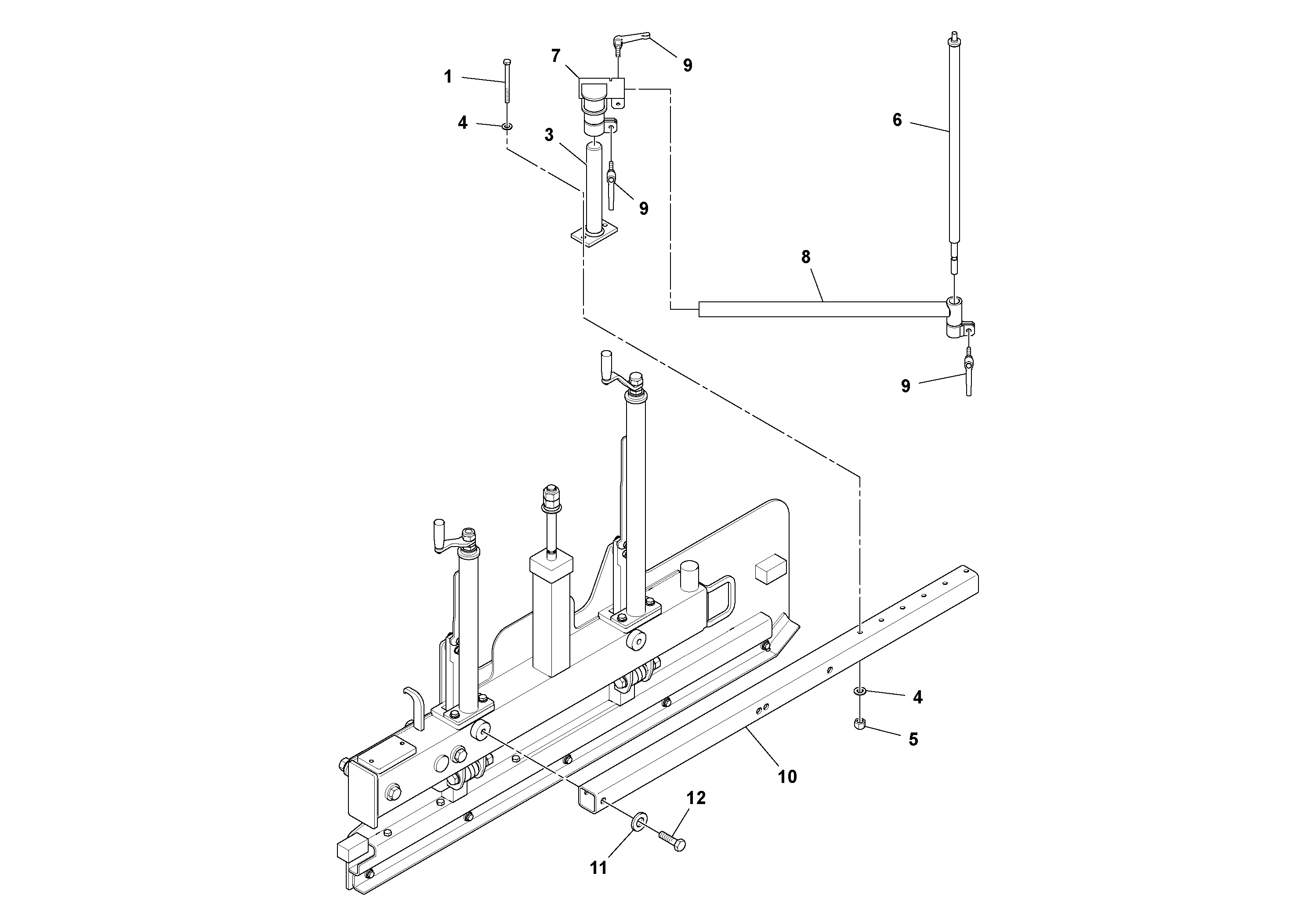 Схема запчастей Volvo PF6110 - 88892 Dual Grade Sensor Kit Installation PAVER CONTROLS ATT. PAVER CONTROLS PF6110, PF6160, PF6170