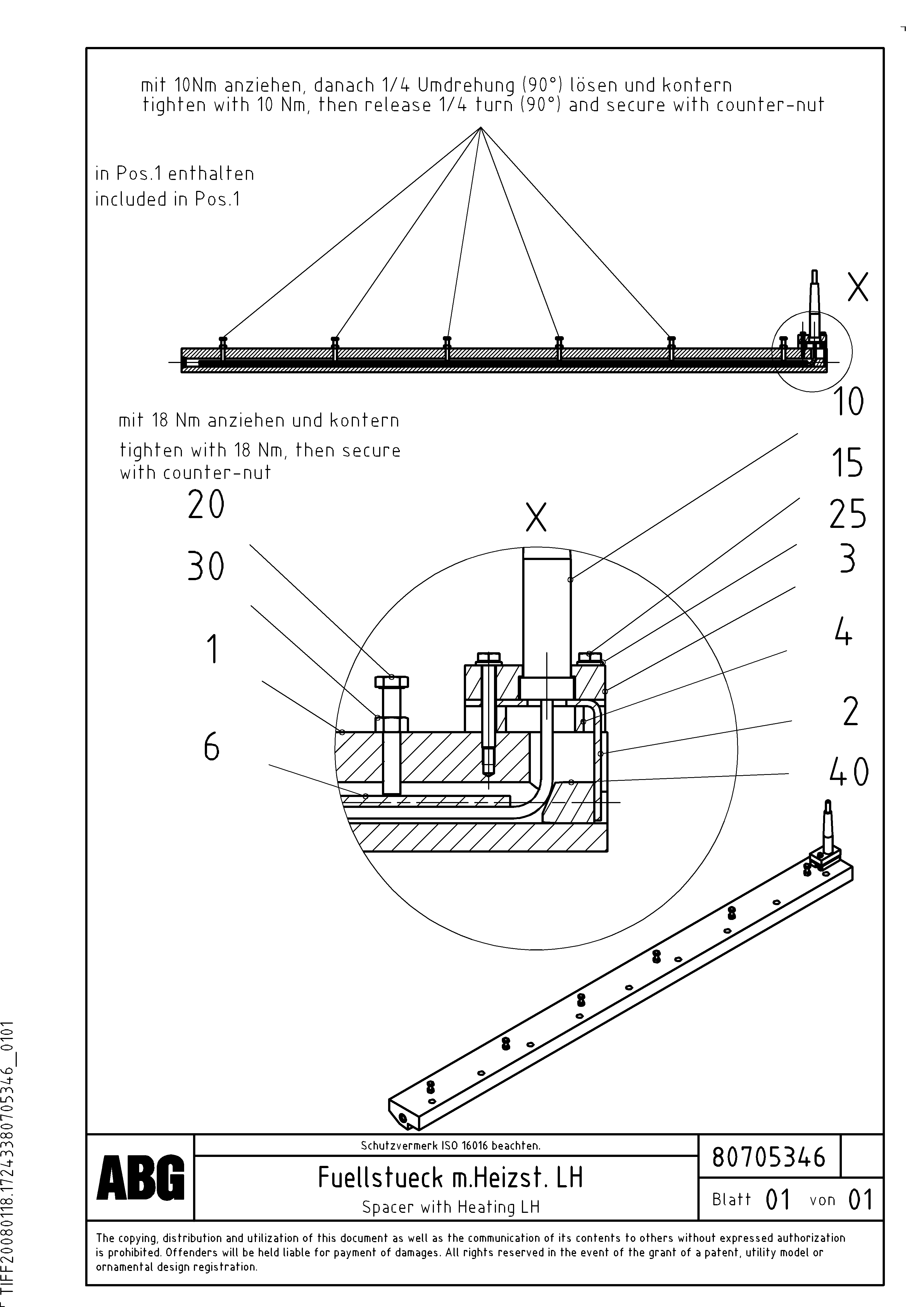 Схема запчастей Volvo PF6110 - 90296 Heating screed extension OMNI 1000 ATT. SCREEDS 3,0 - 9,0M PF6110, PF6160/6170