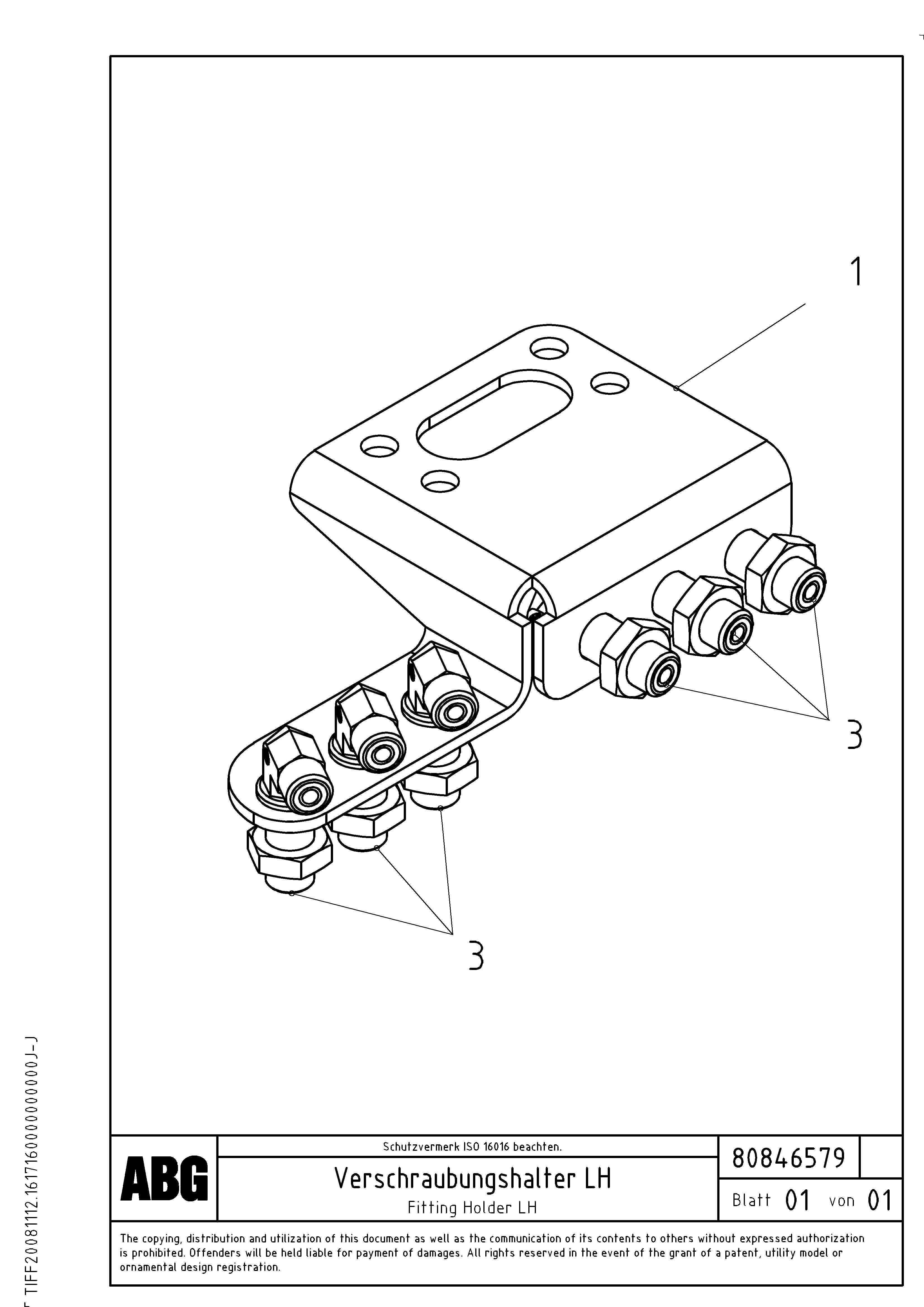 Схема запчастей Volvo PF6110 - 88484 Fitting holder on basic screed OMNI 1021 ATT. SCREEDS 3,0 - 9,0M PF6110 PF6160/PF6170